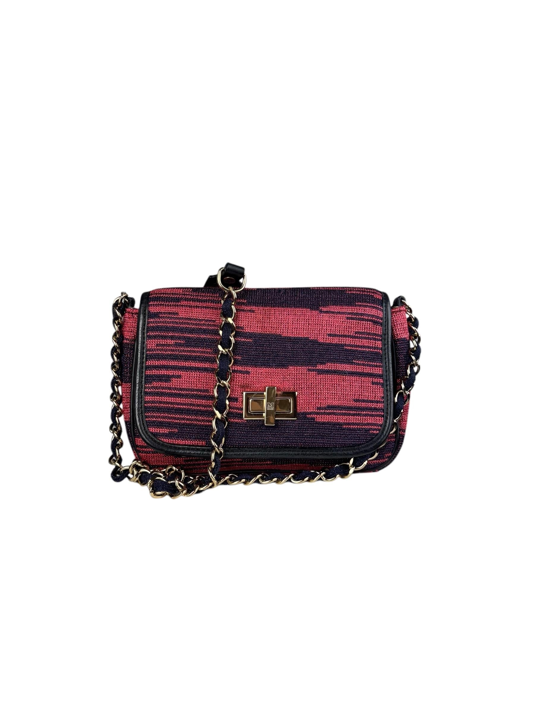 MISSONI KNITTED CHAIN BAG