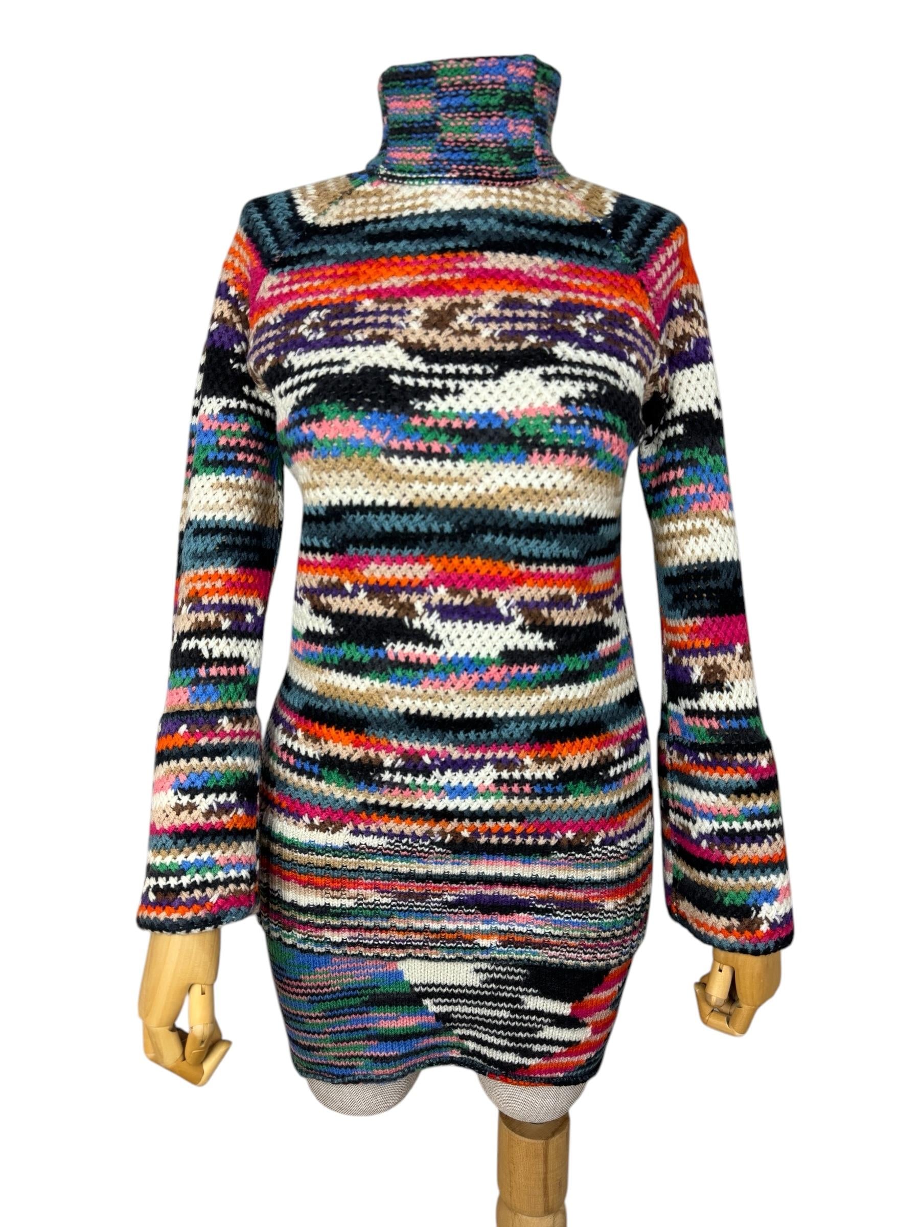 MISSONI MULTICOLOR KNITTED JUMPER AND SUIT