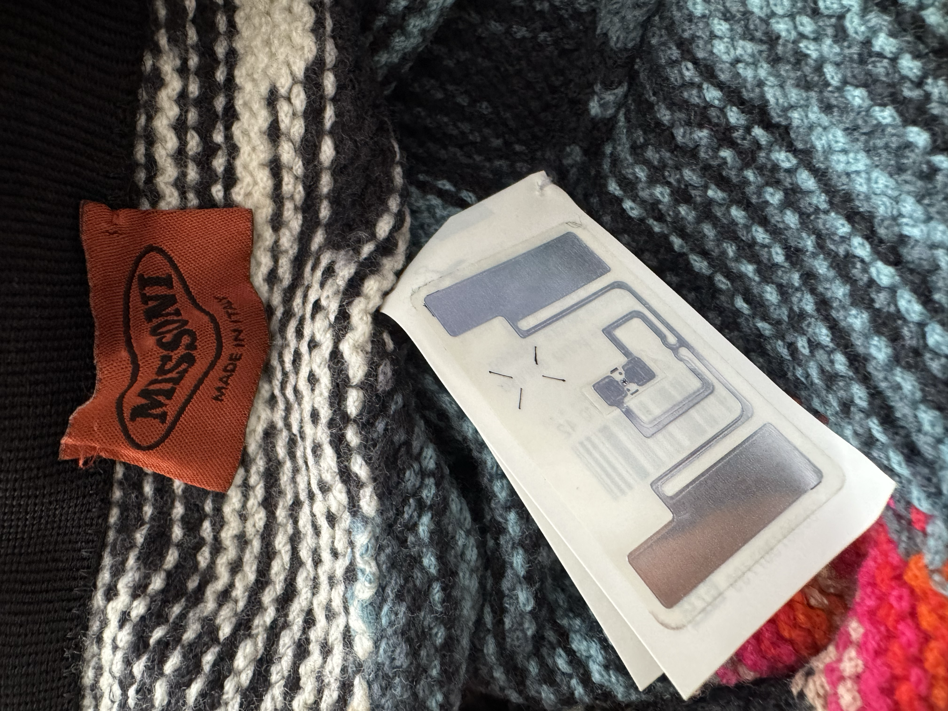 MISSONI MULTICOLOR KNITTED JUMPER AND SUIT