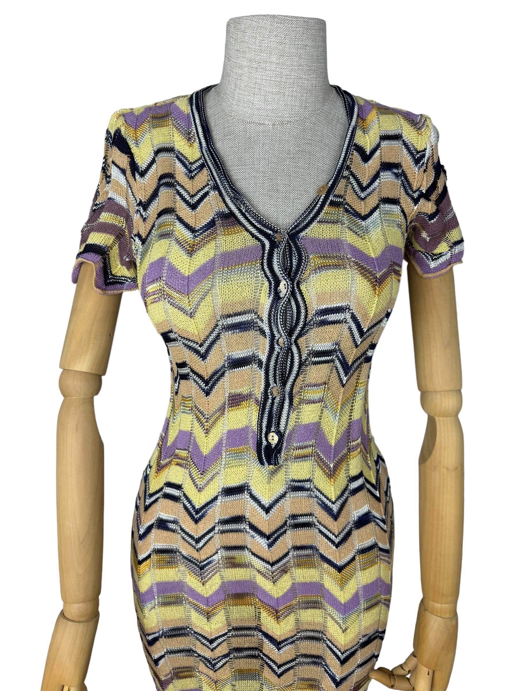 MISSONI MULTICOLOR MIDI ELBİSE
