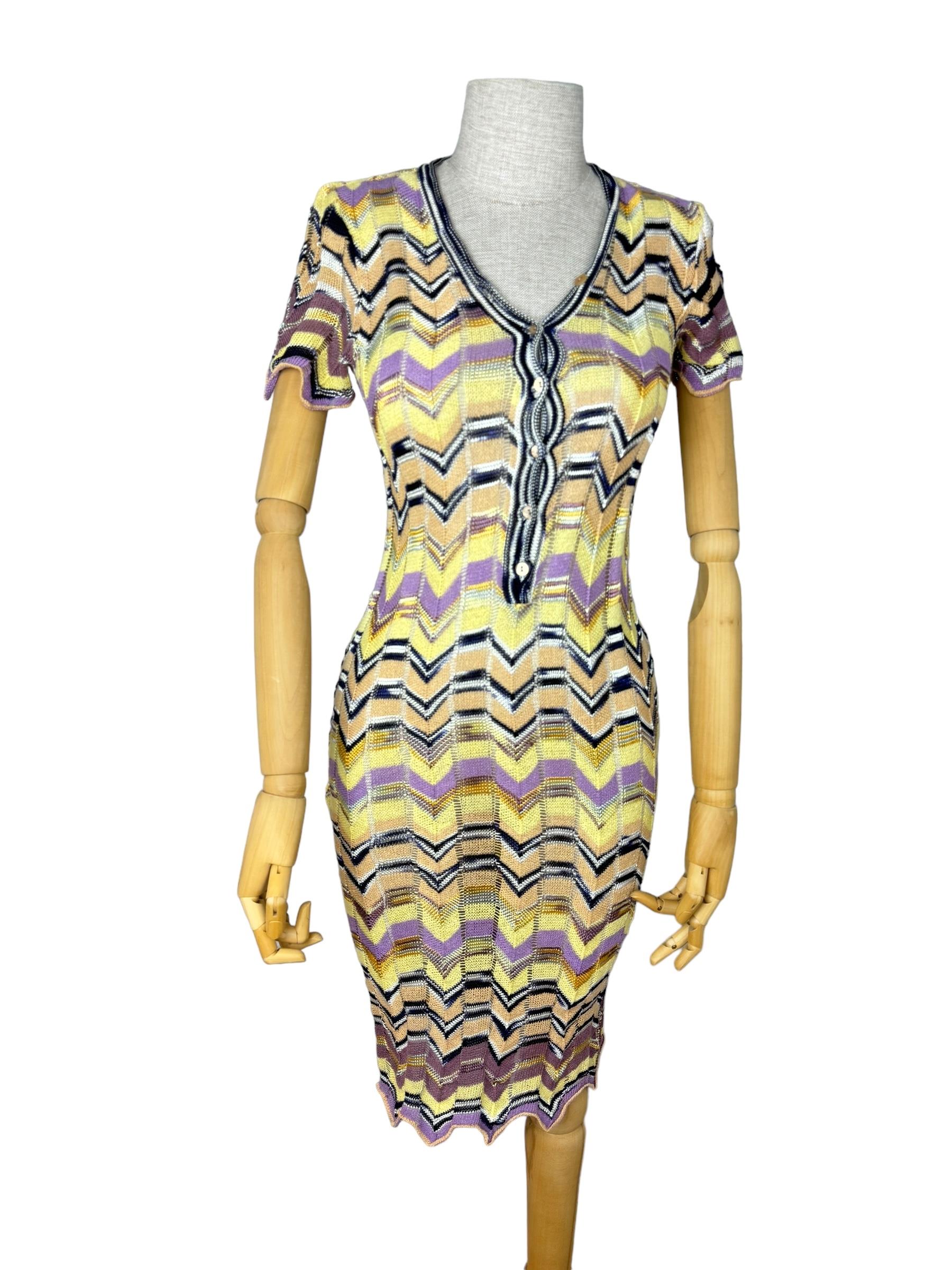 MISSONI MULTICOLOR MIDI ELBİSE