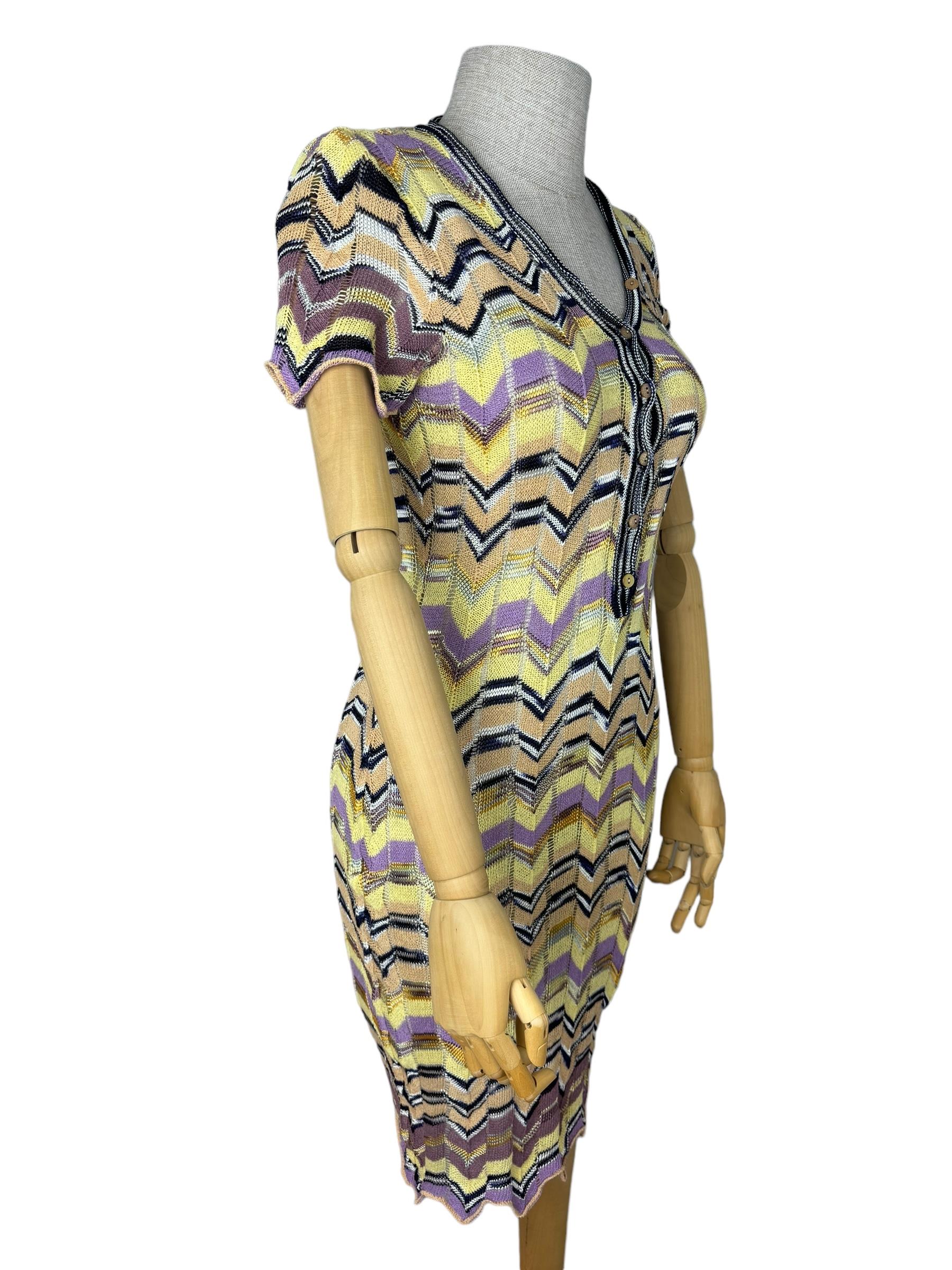 MISSONI MULTICOLOR MIDI ELBİSE