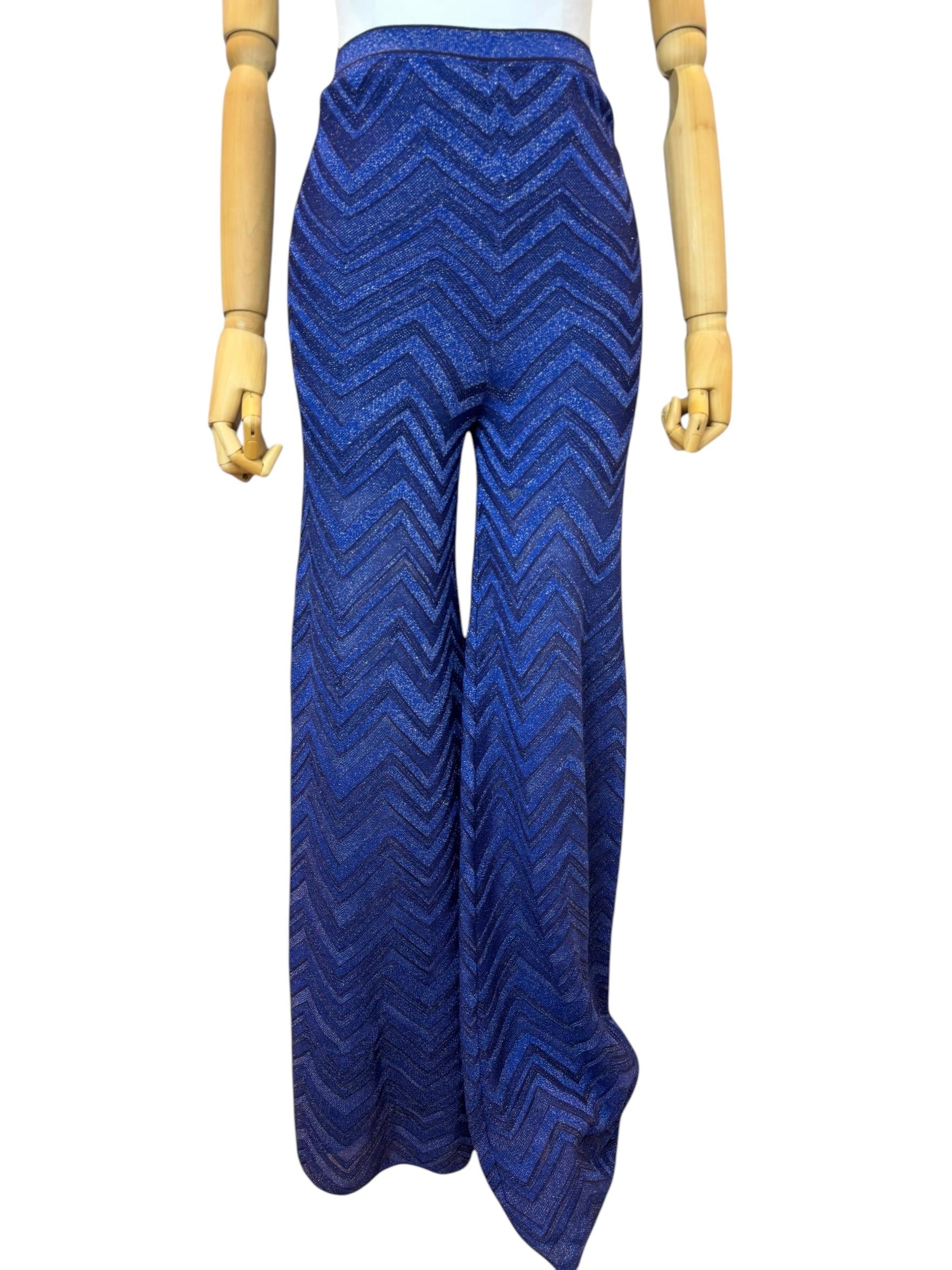 MISSONI NAVY GLITTER PANTS