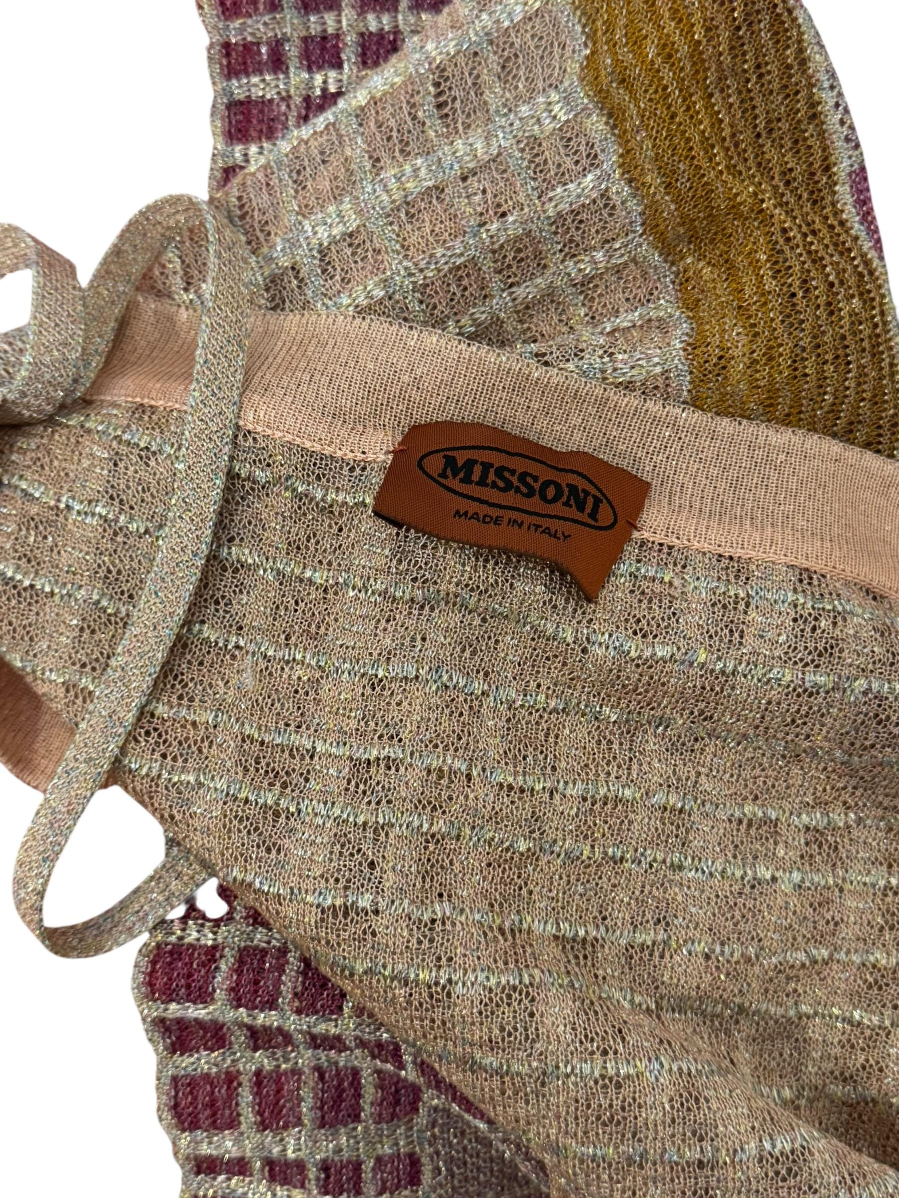 MISSONI POUDREE KNITTED DRESS
