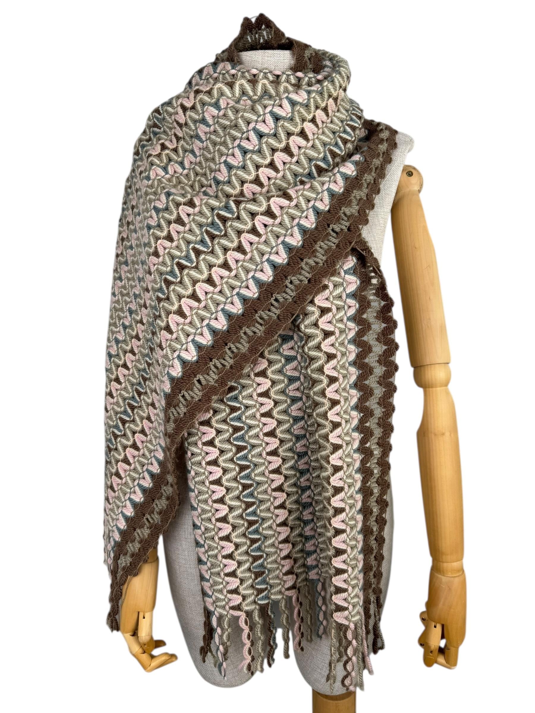 MISSONI WOOL MULTICOLOR SCARF