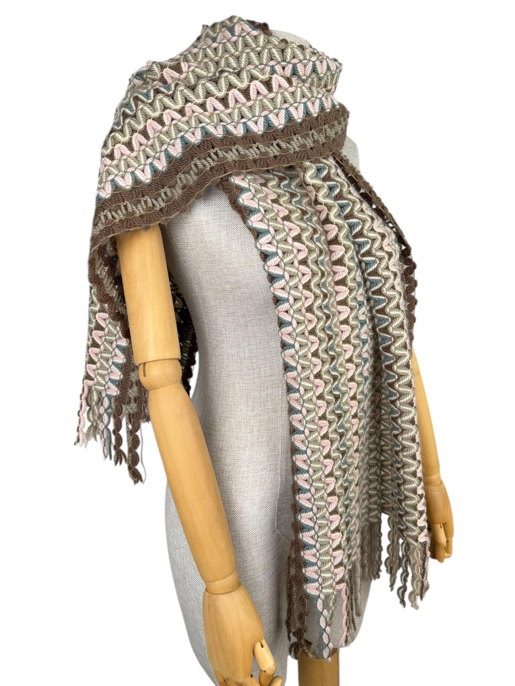 MISSONI WOOL MULTICOLOR SCARF