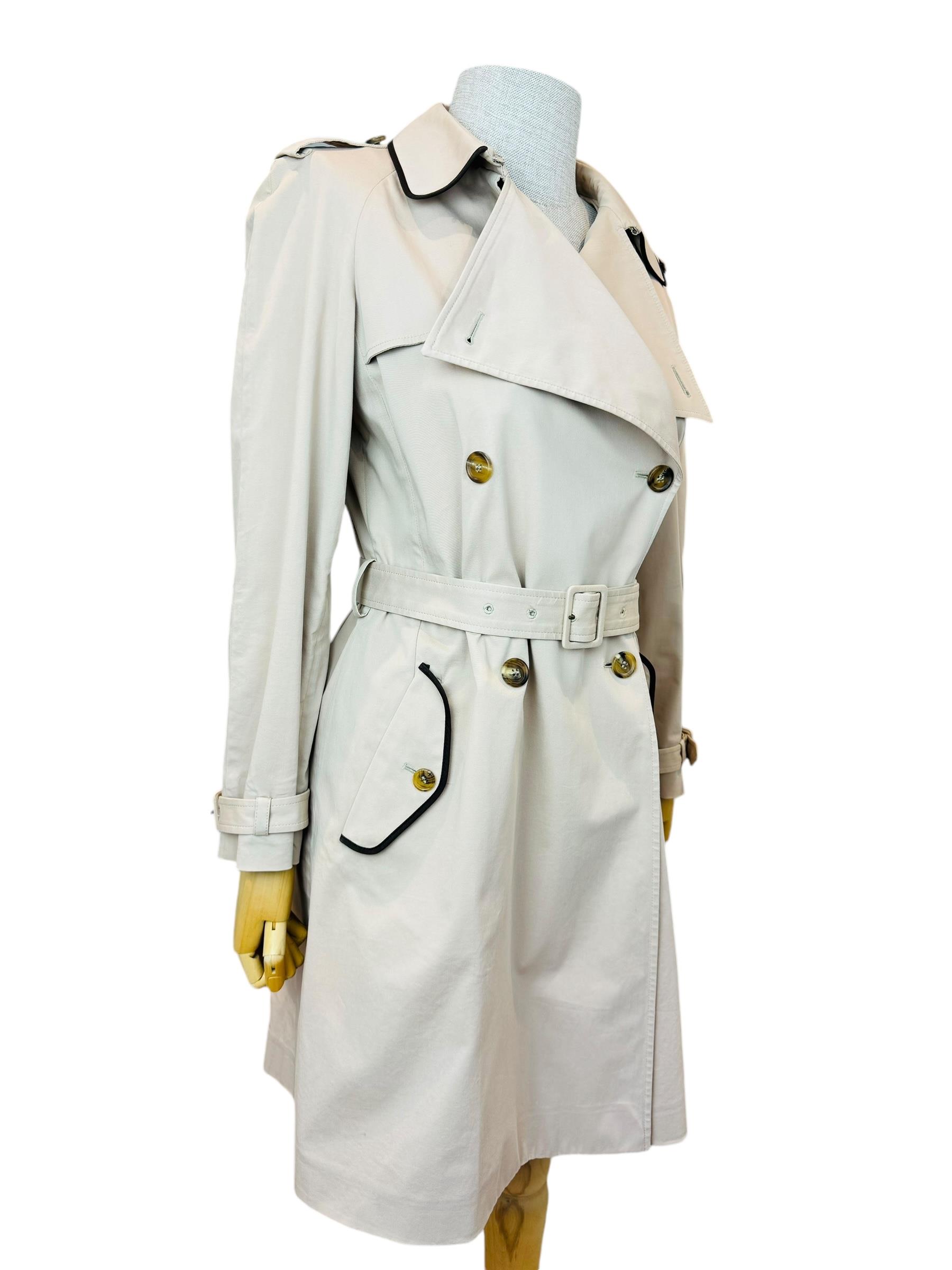 MIU MIU BEIGE TRENCH COAT