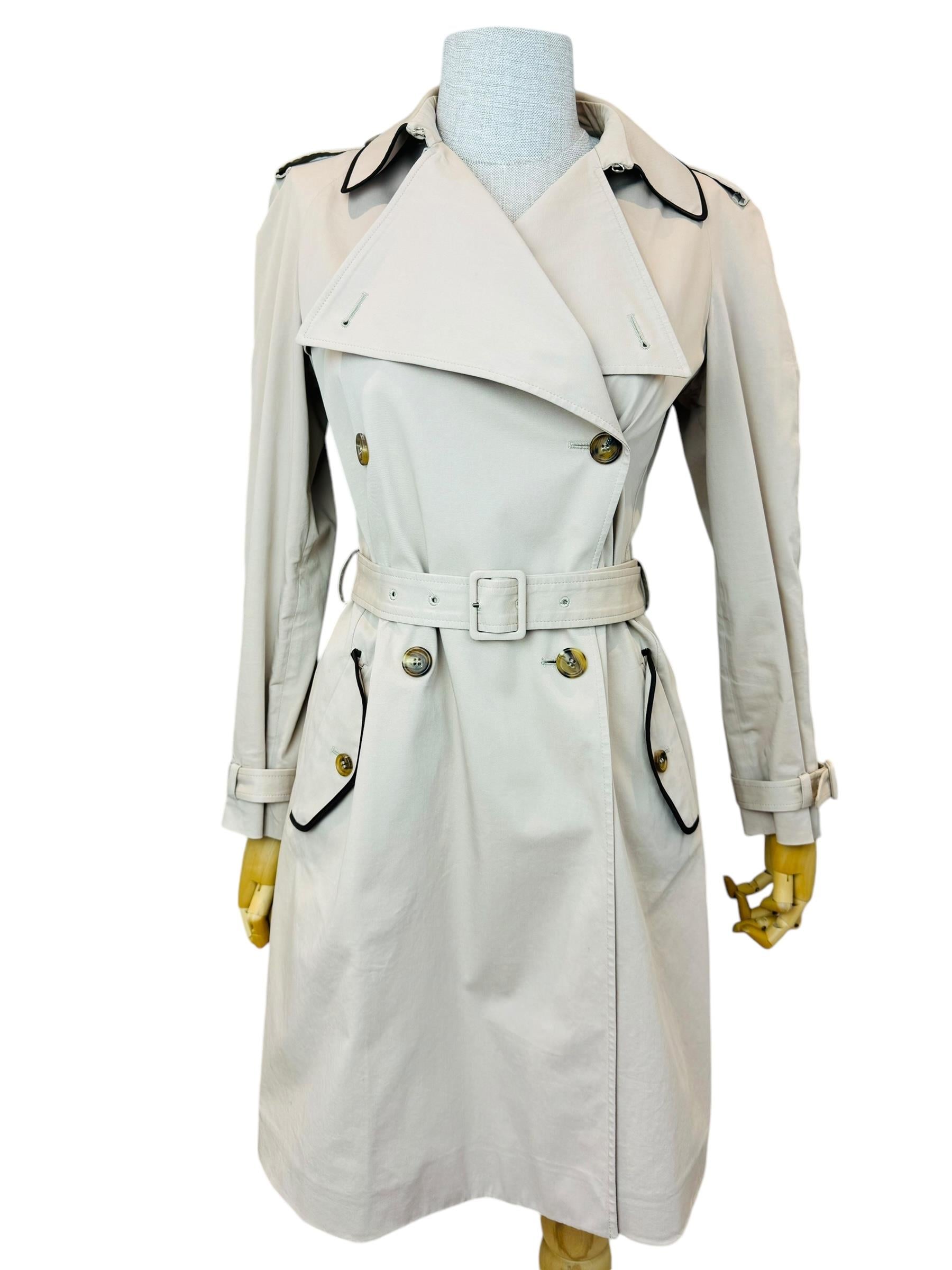 MIU MIU BEIGE TRENCH COAT