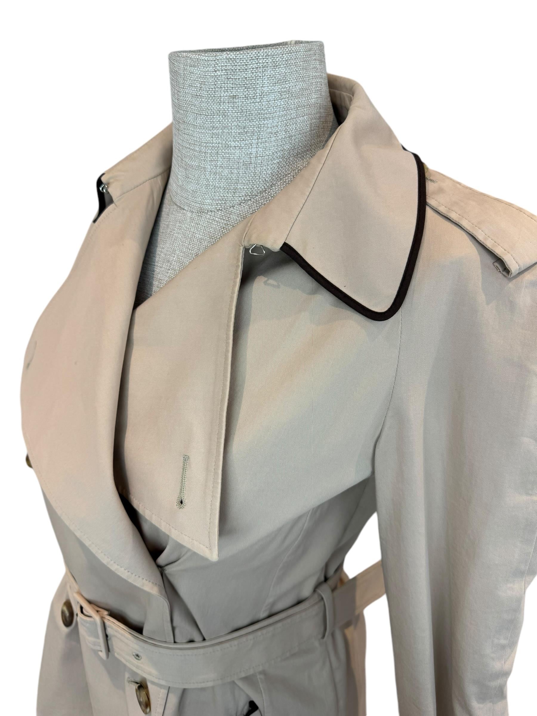MIU MIU BEIGE TRENCH COAT