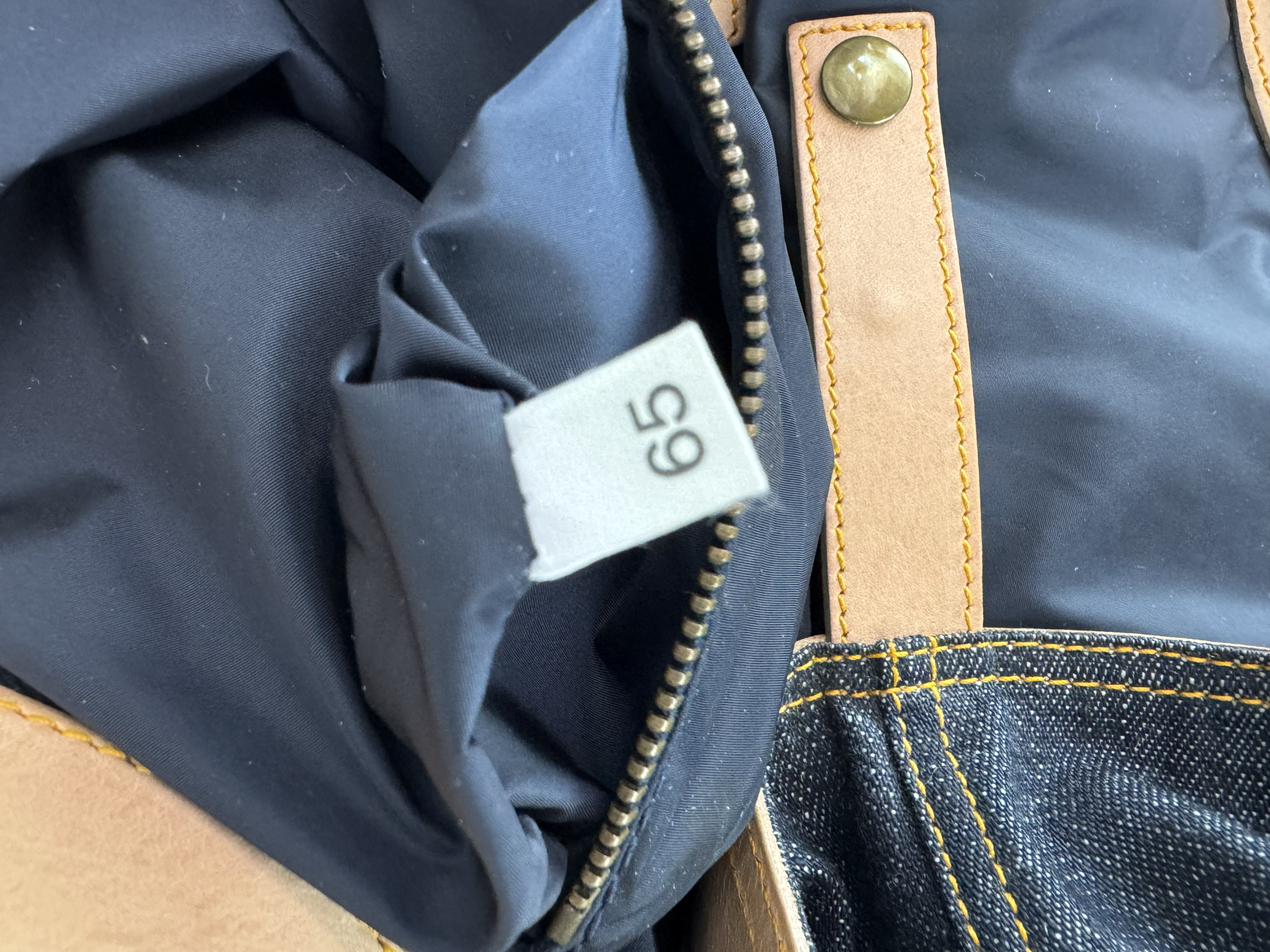 MIU MIU DENIM TOTE BAG