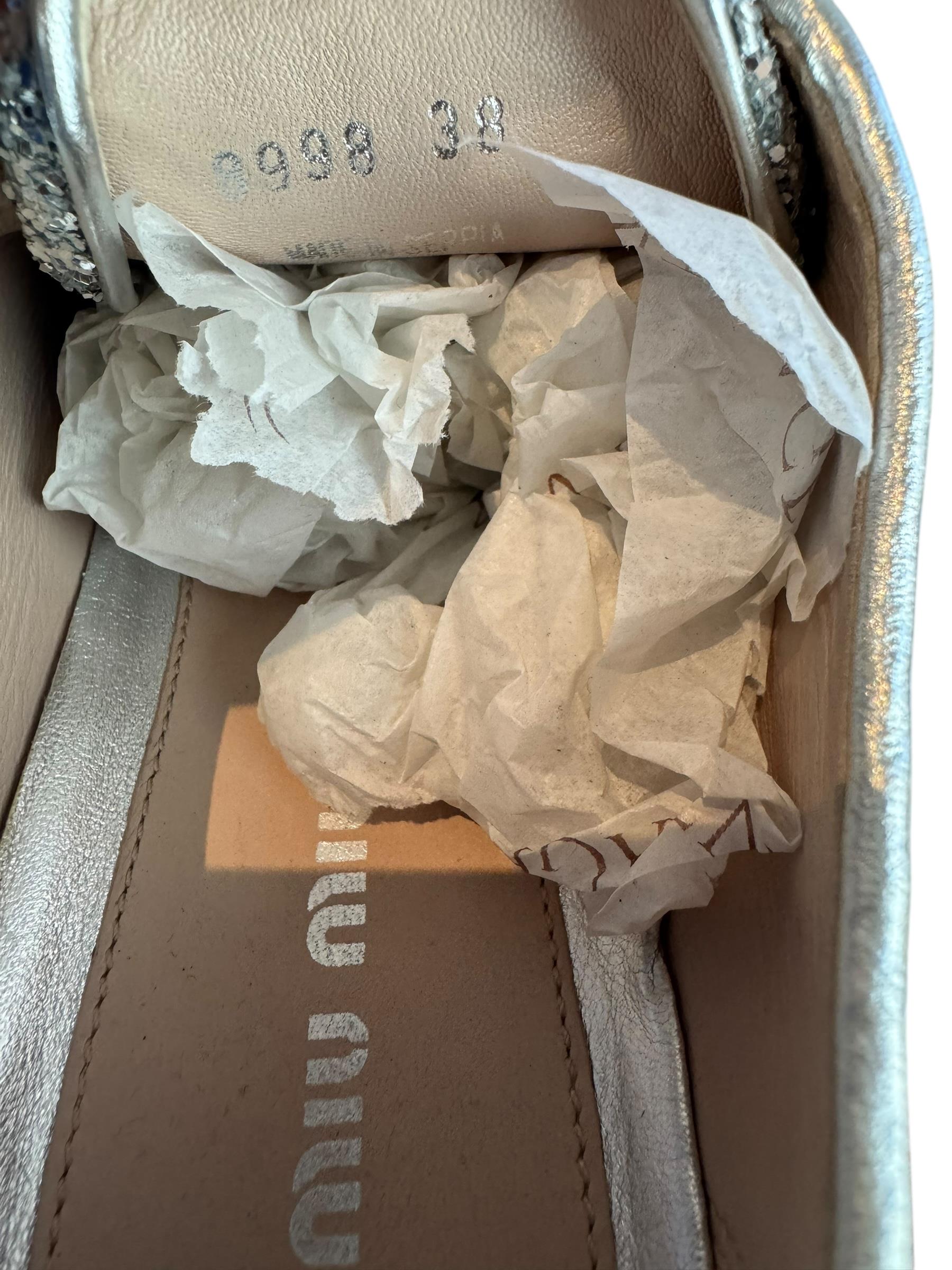 MIU MIU GLITTER SNEAKERS