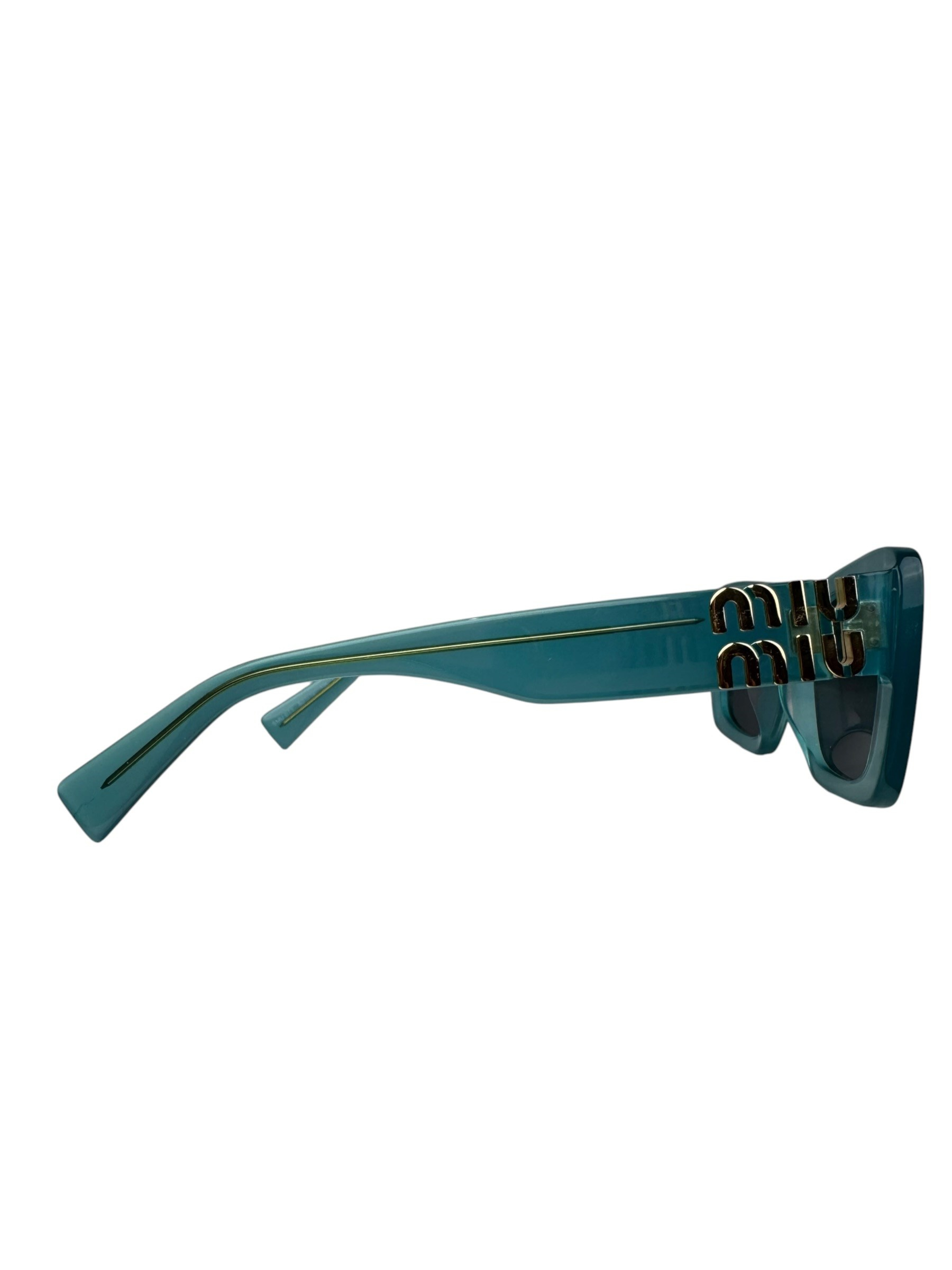 MIU MIU GREEN SMU 07Y SUNGLASSES