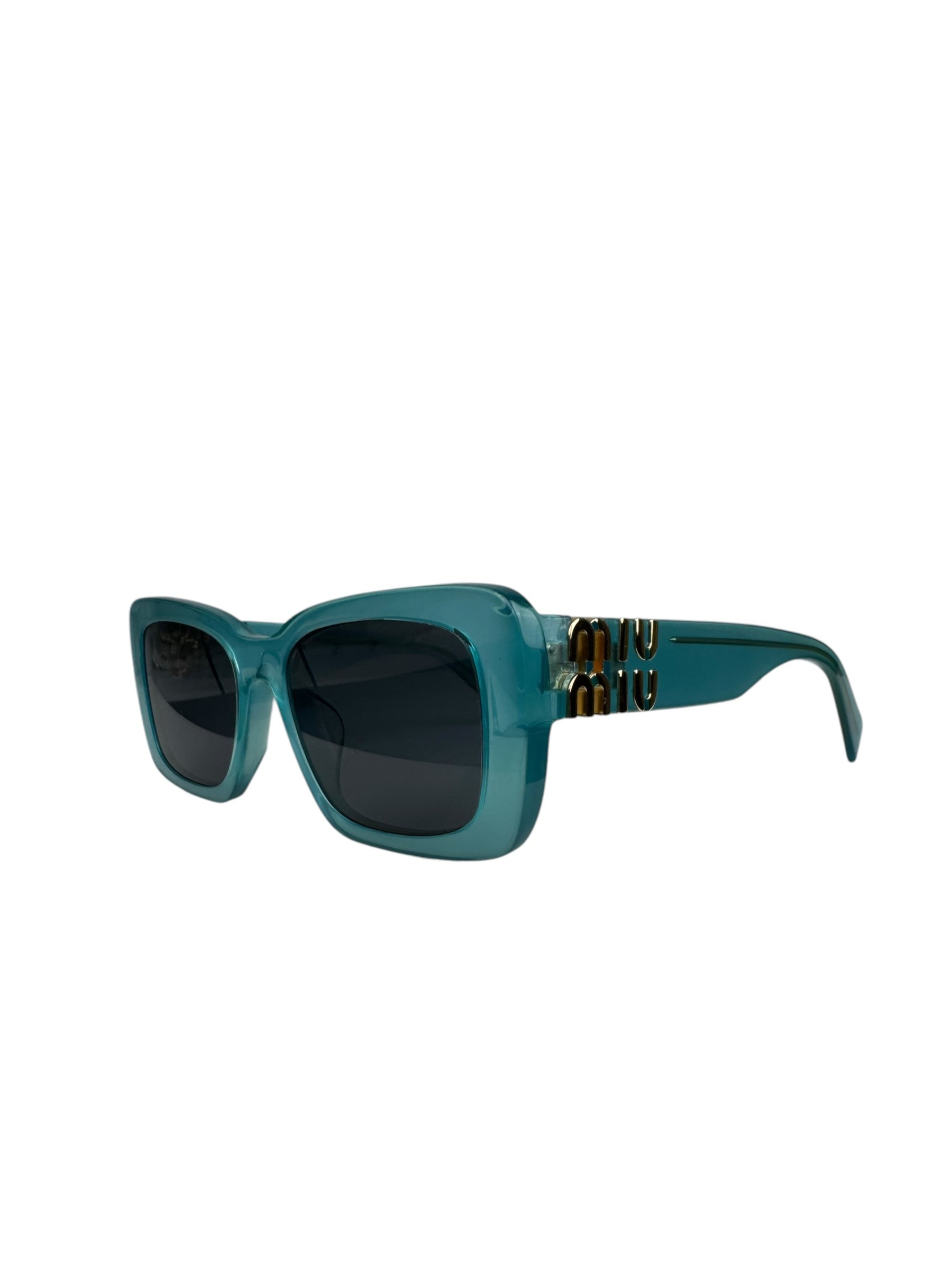 MIU MIU GREEN SMU 07Y SUNGLASSES