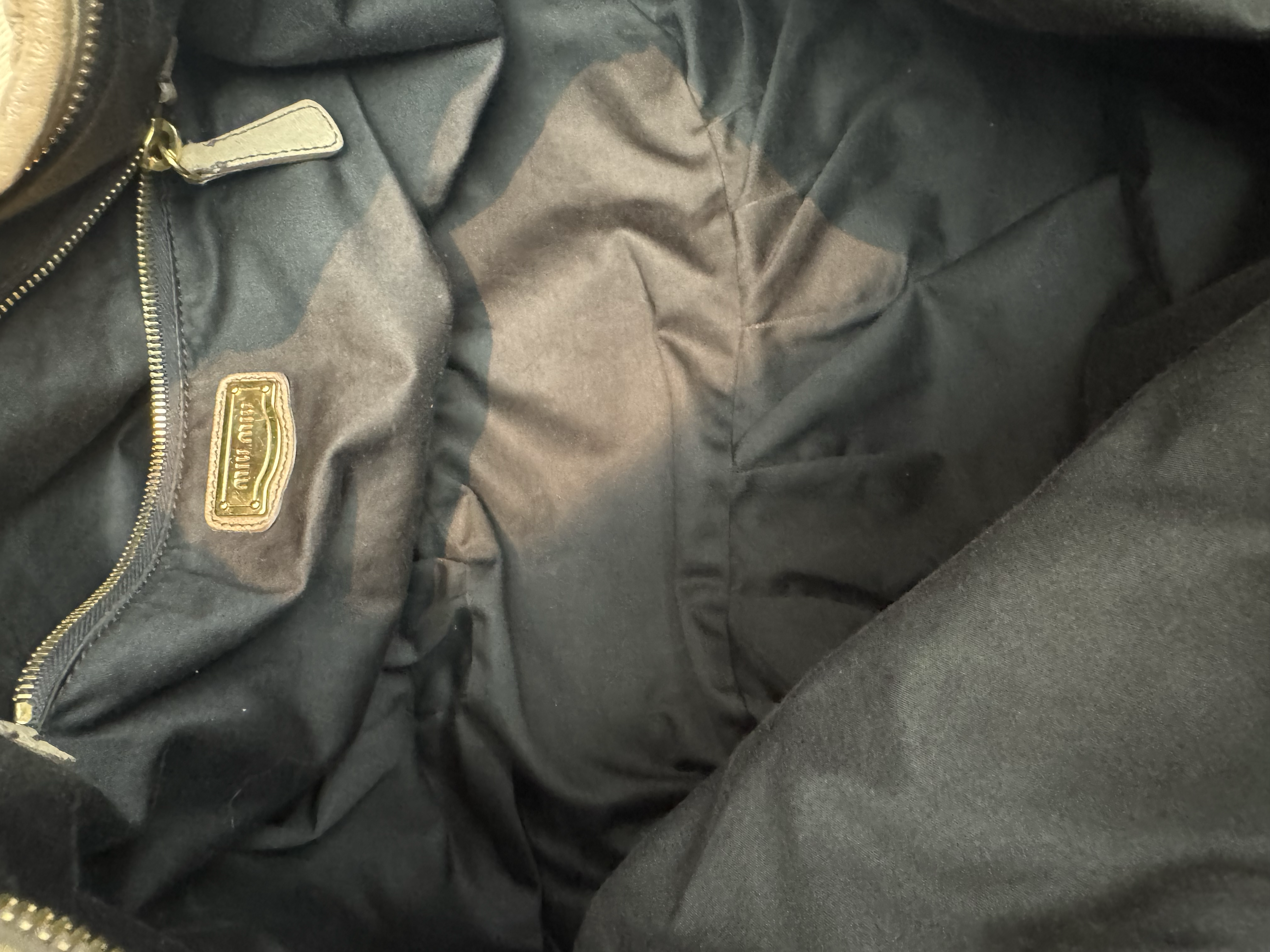 MIU MIU MATELASSE TOTE BAG
