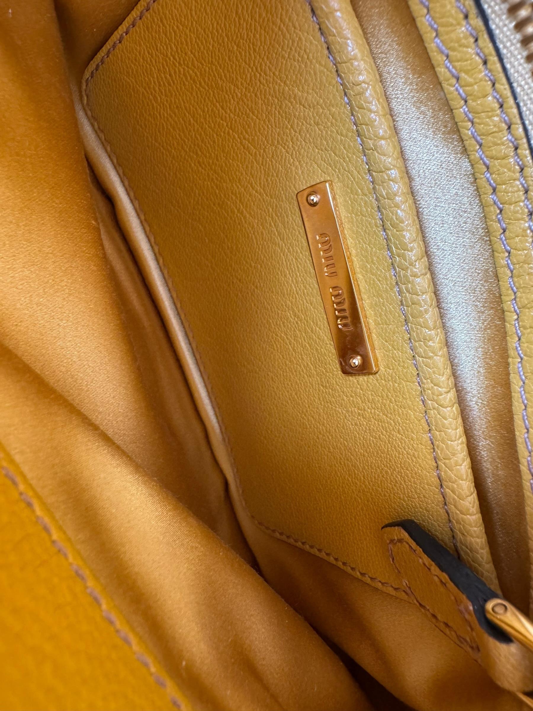 MIU MIU MINI MADRAS BAG