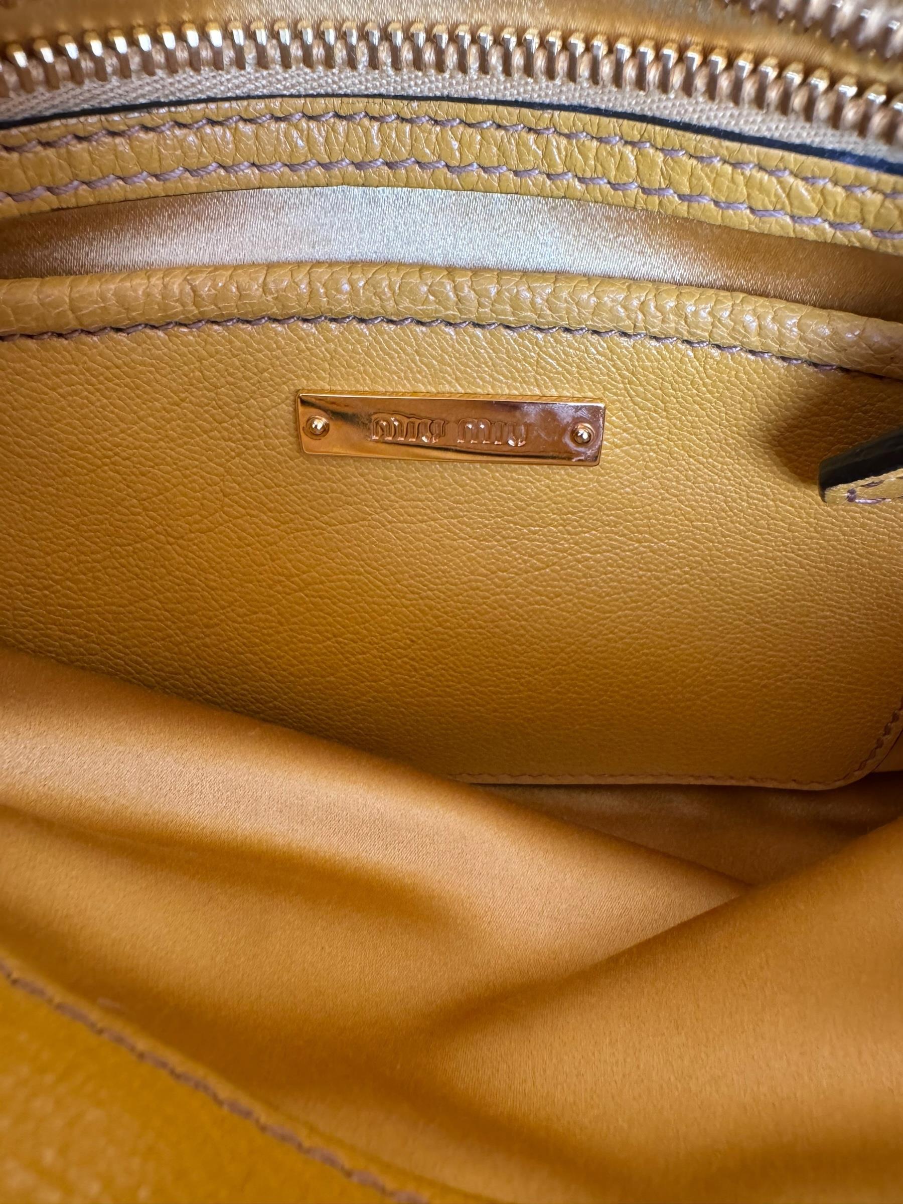 MIU MIU MINI MADRAS BAG