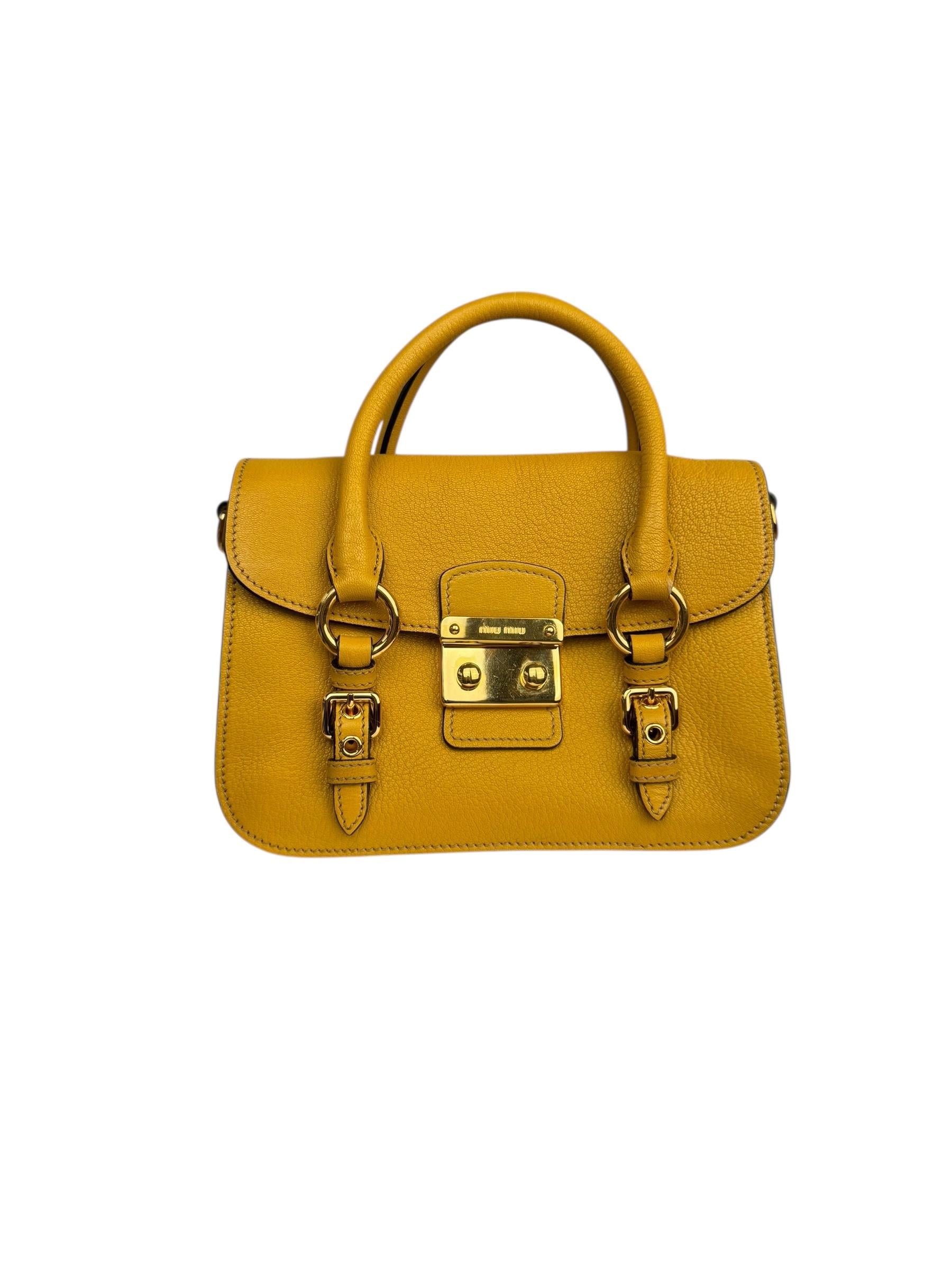 MIU MIU MINI MADRAS BAG
