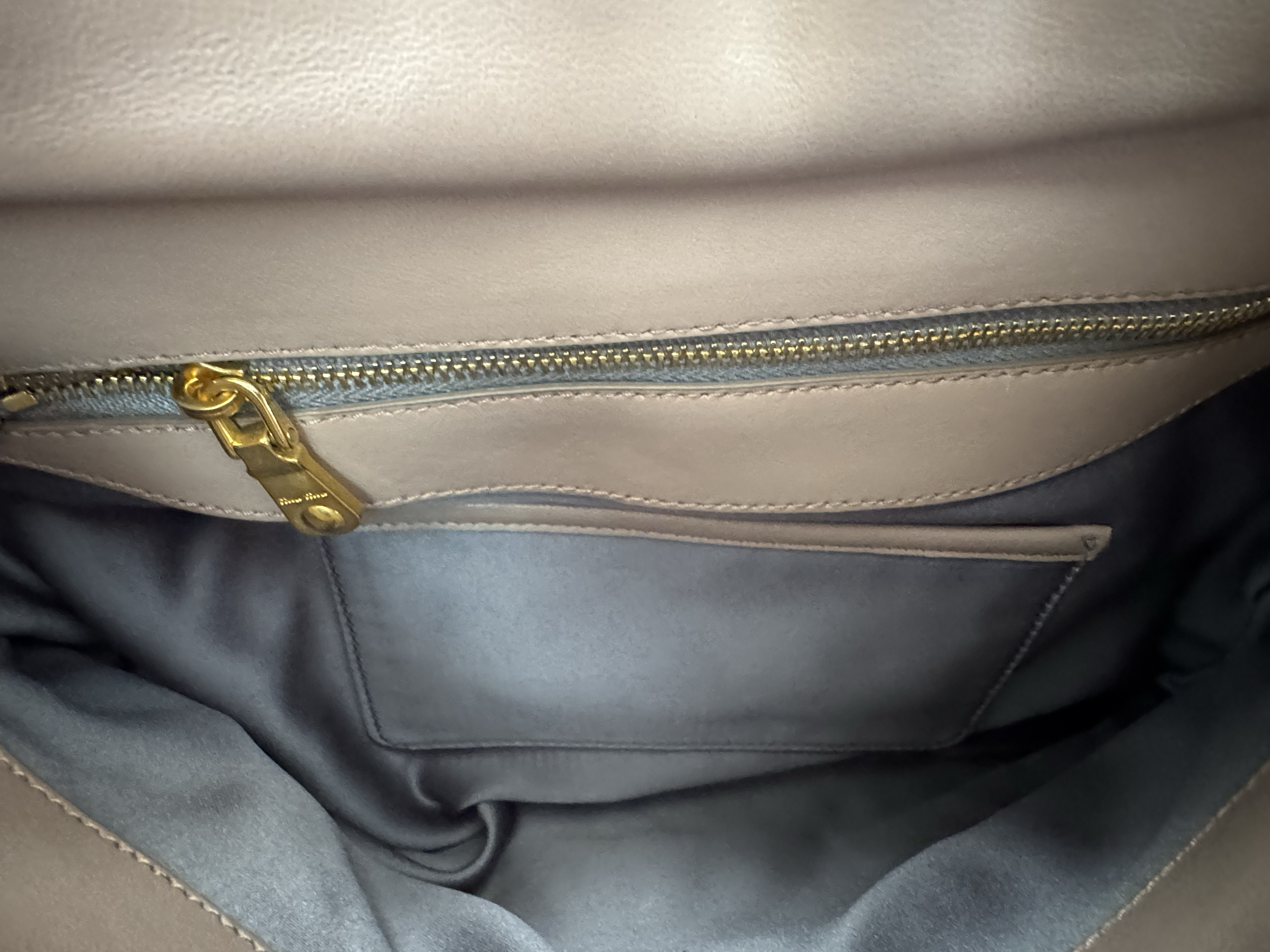 MIU MIU POUDREE LEATHER SHOULDER BAG