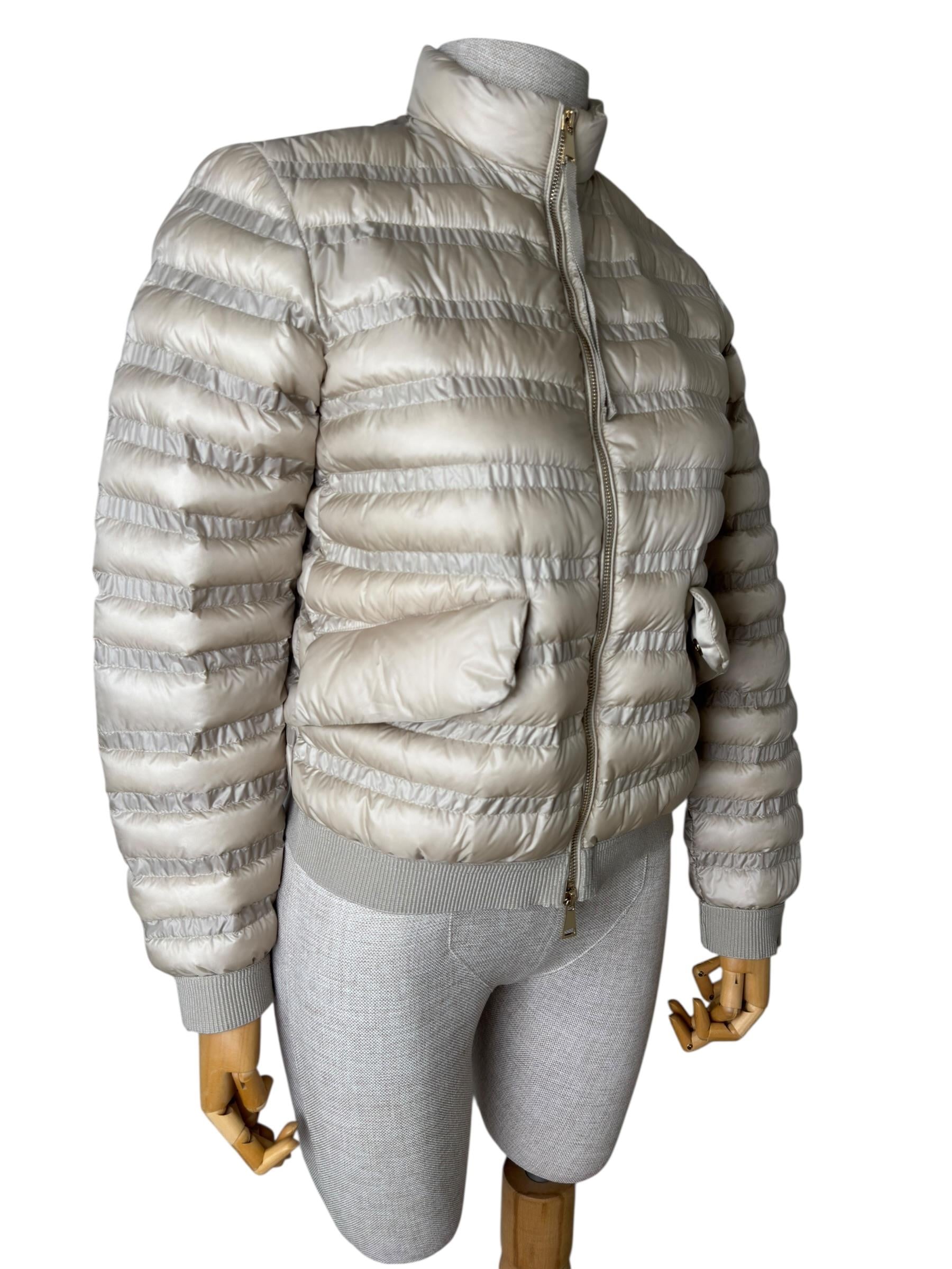 MONCLER BEIGE VIOLETTE GIUBBOTTO PUFFER