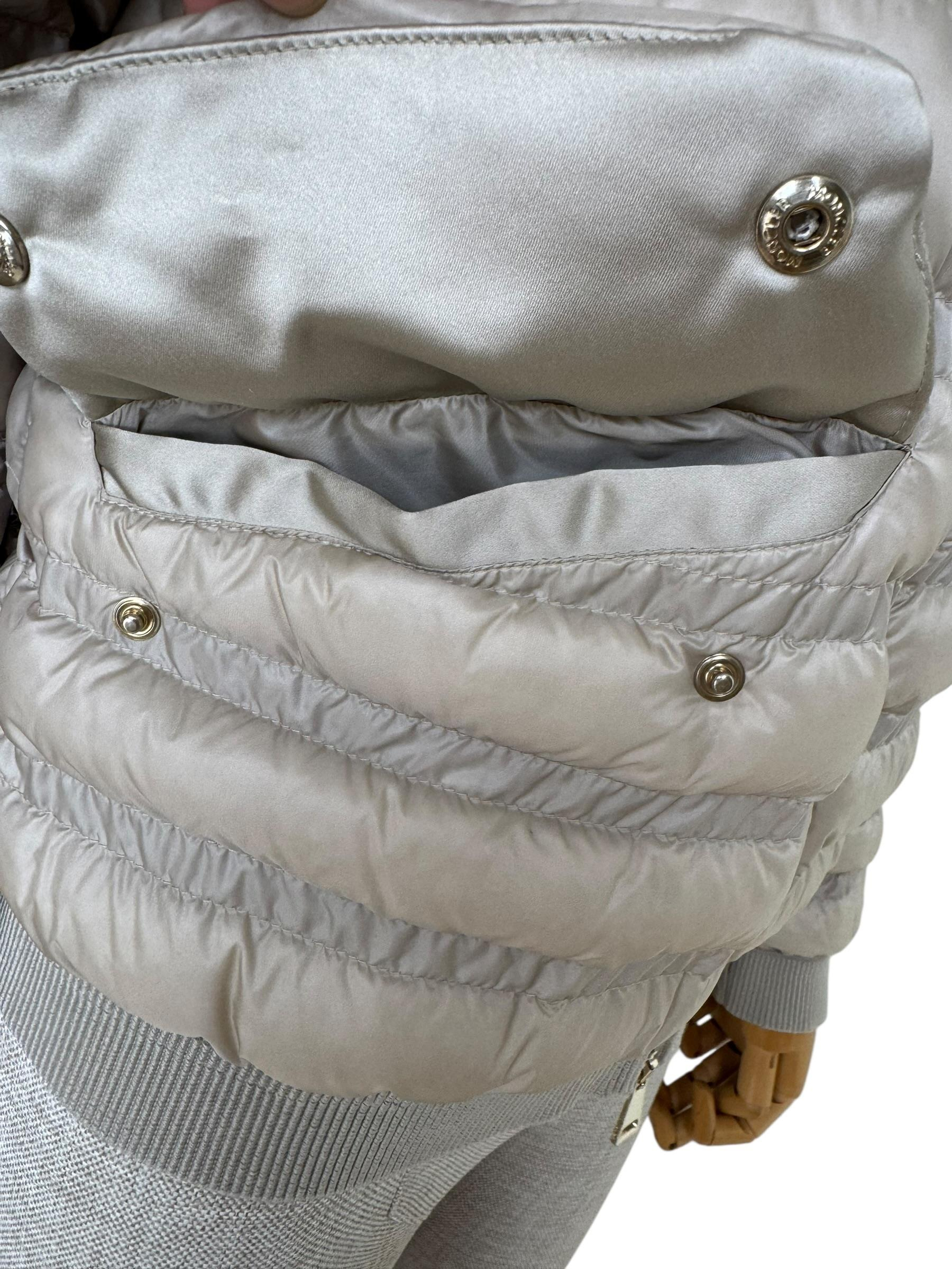 MONCLER BEIGE VIOLETTE GIUBBOTTO PUFFER