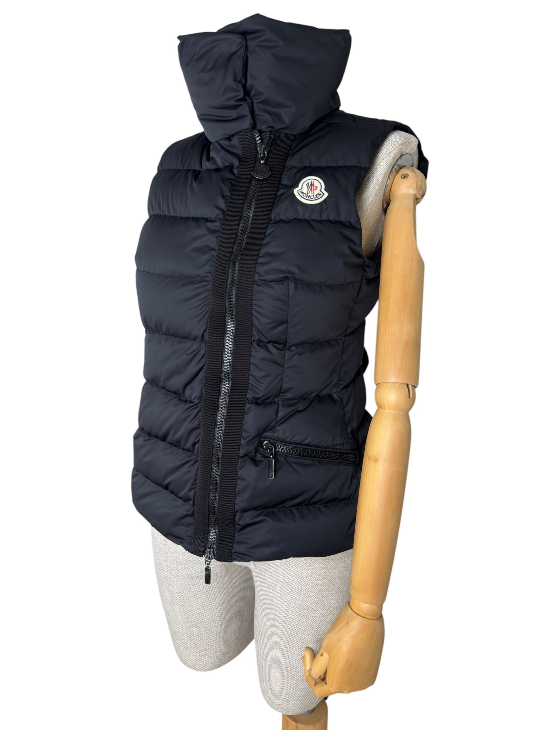 MONCLER BLACK LABAS  PUFFER GILET 