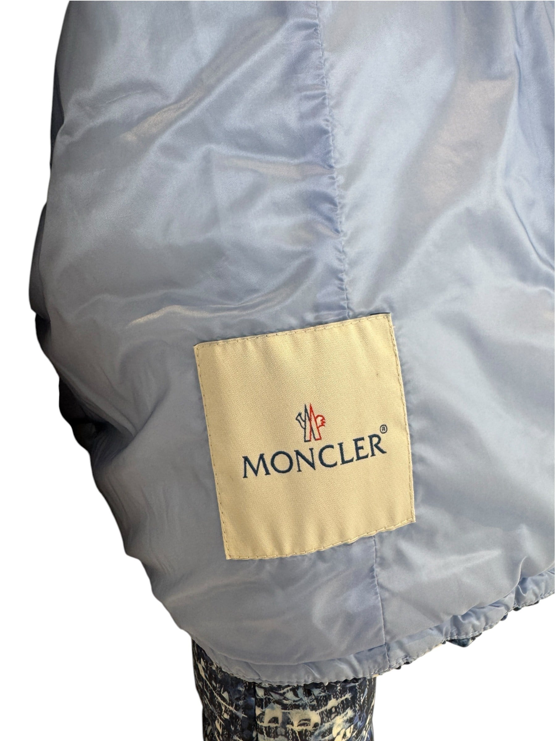 MONCLER BLUE MELIE GIUBBOTTO PUFFER JACKET
