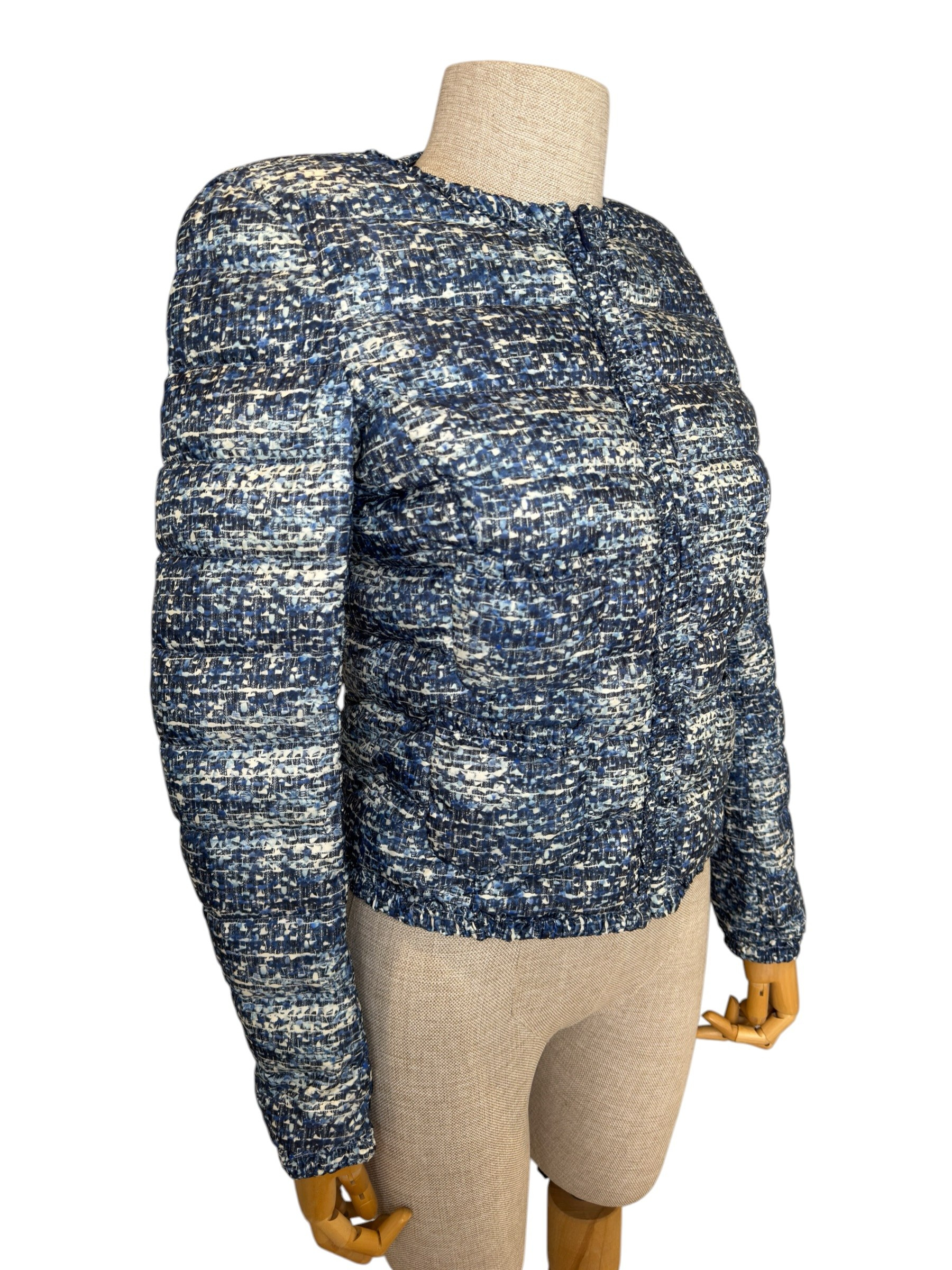 MONCLER BLUE MELIE GIUBBOTTO PUFFER JACKET