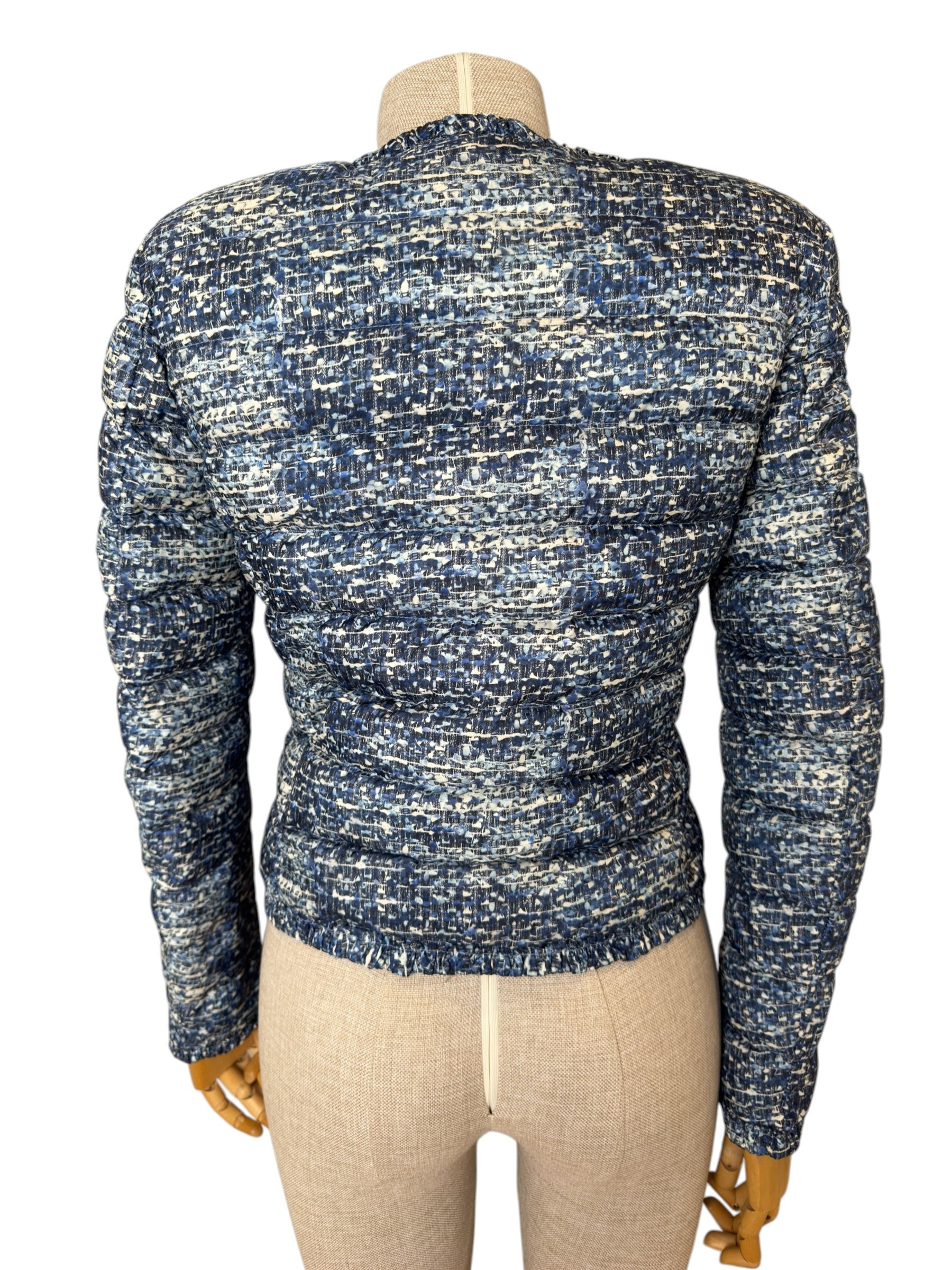 MONCLER BLUE MELIE GIUBBOTTO PUFFER JACKET