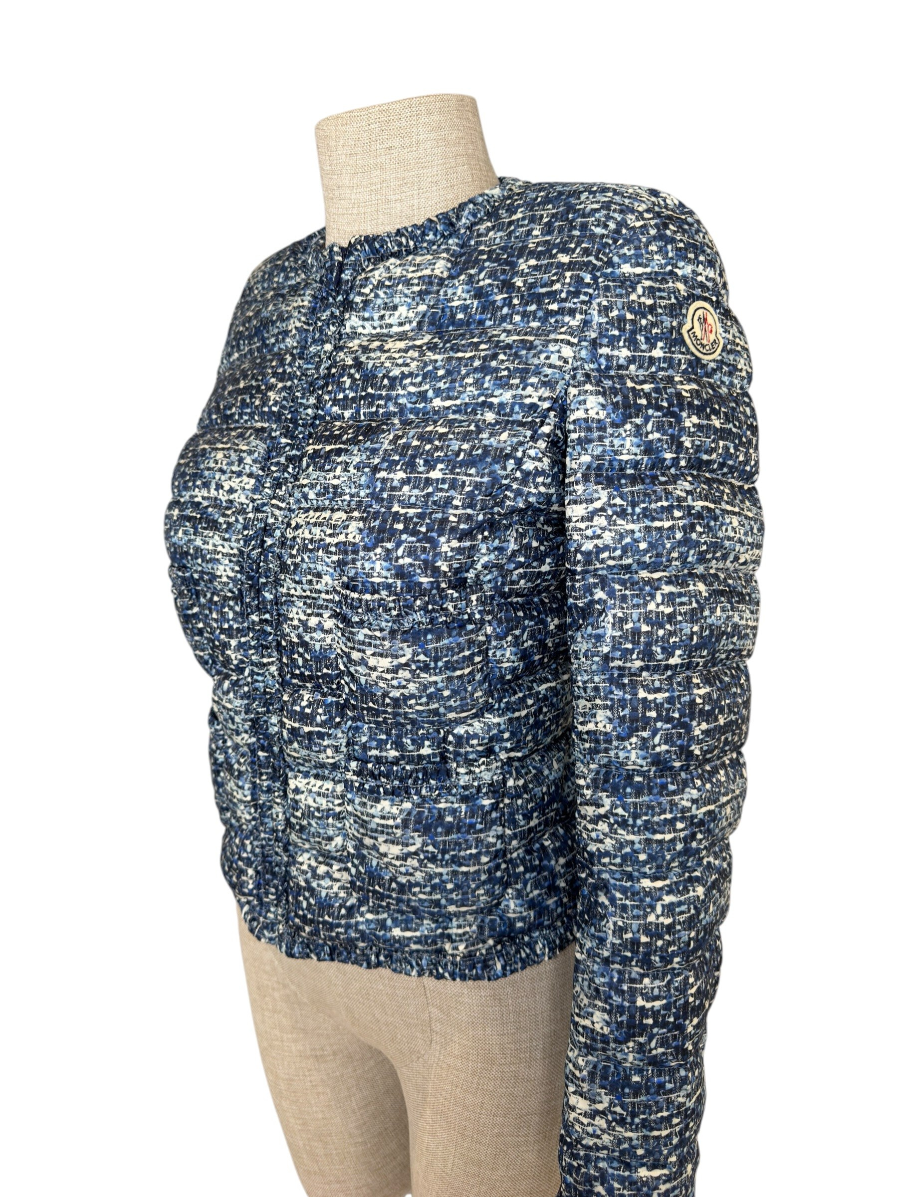 MONCLER BLUE MELIE GIUBBOTTO PUFFER JACKET