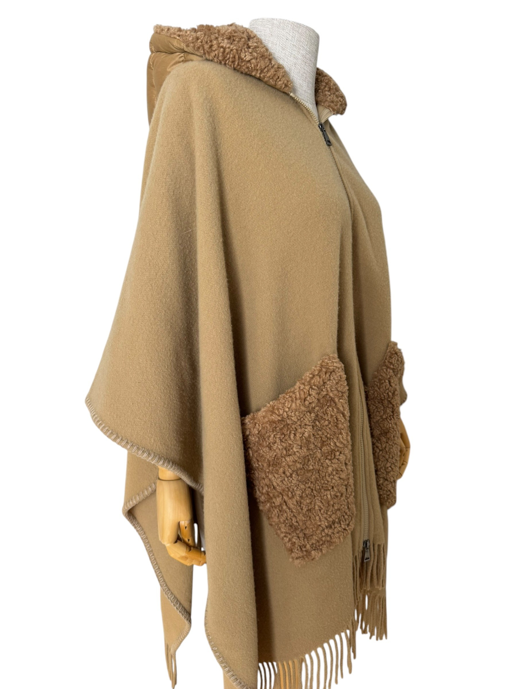 MONCLER BROWN MANTELLA PANCHO