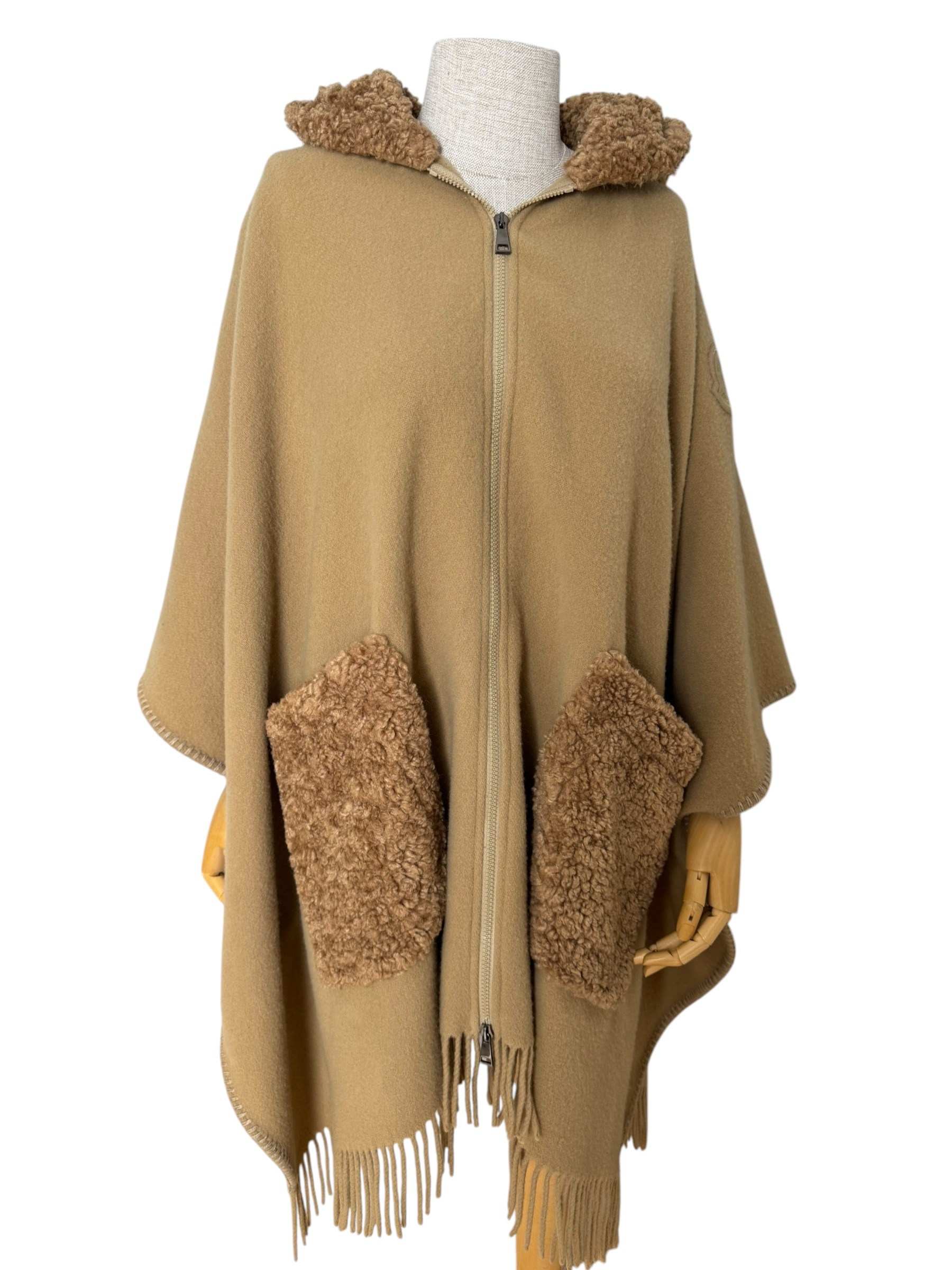 MONCLER BROWN MANTELLA PANCHO