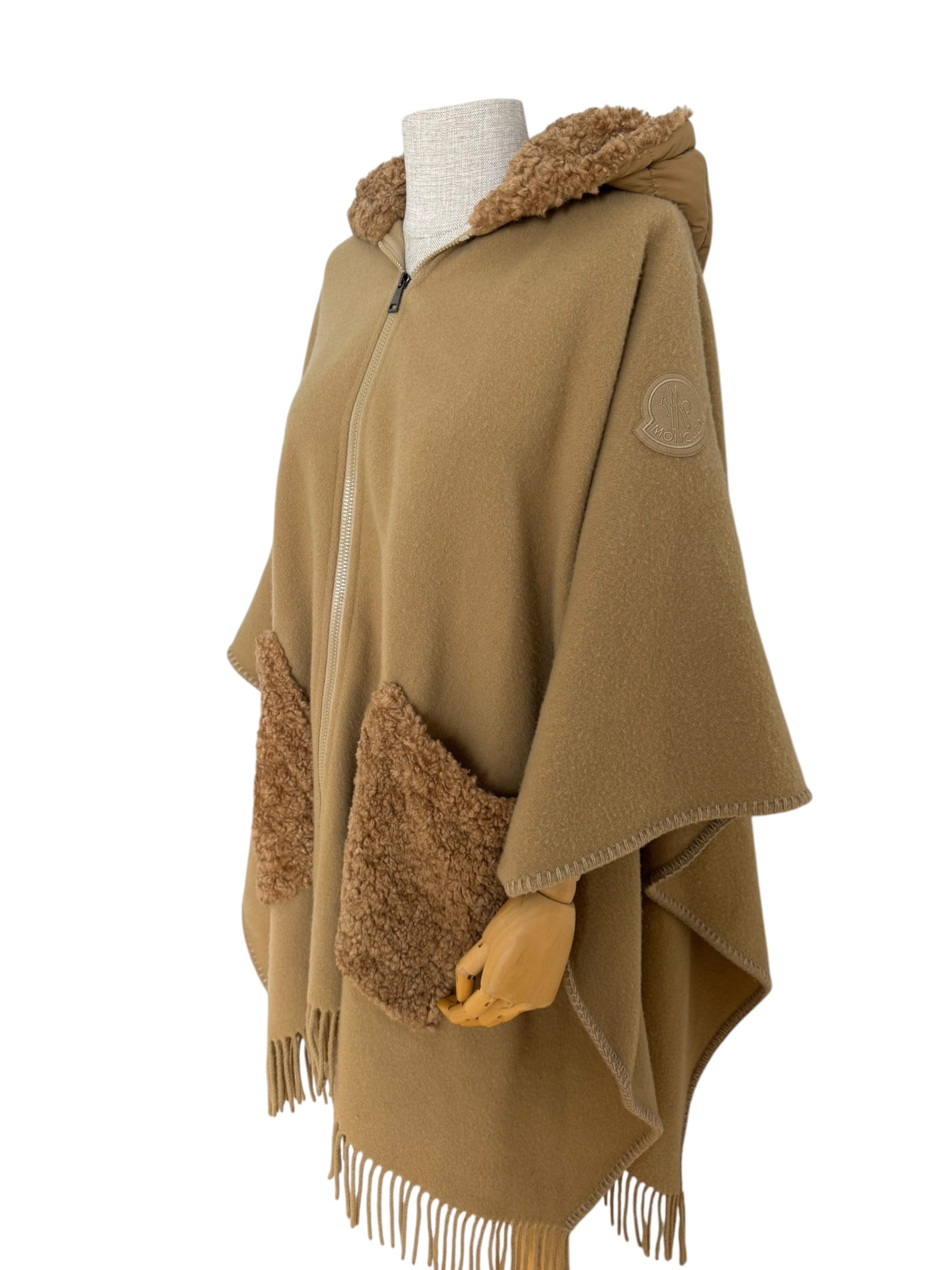 MONCLER BROWN MANTELLA PANCHO