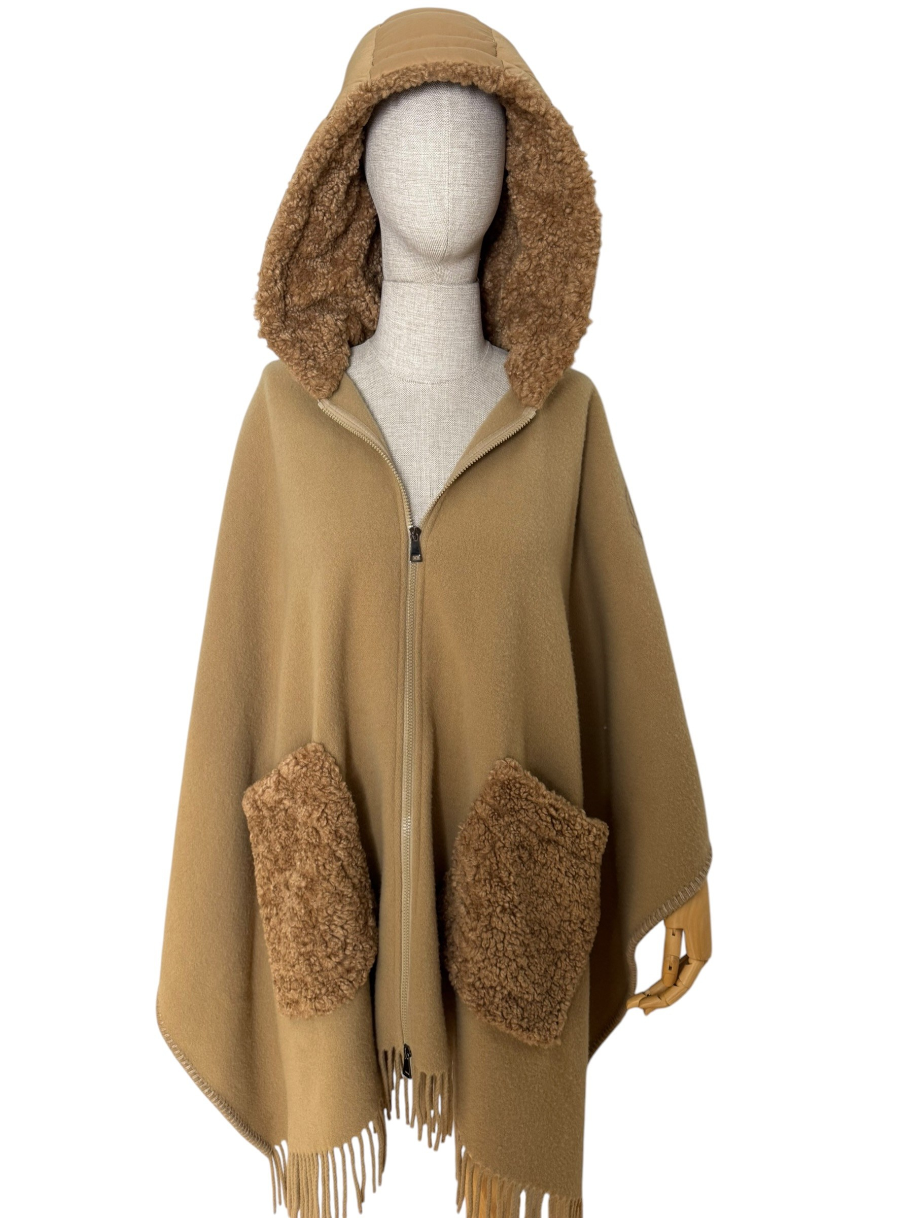 MONCLER BROWN MANTELLA PANCHO