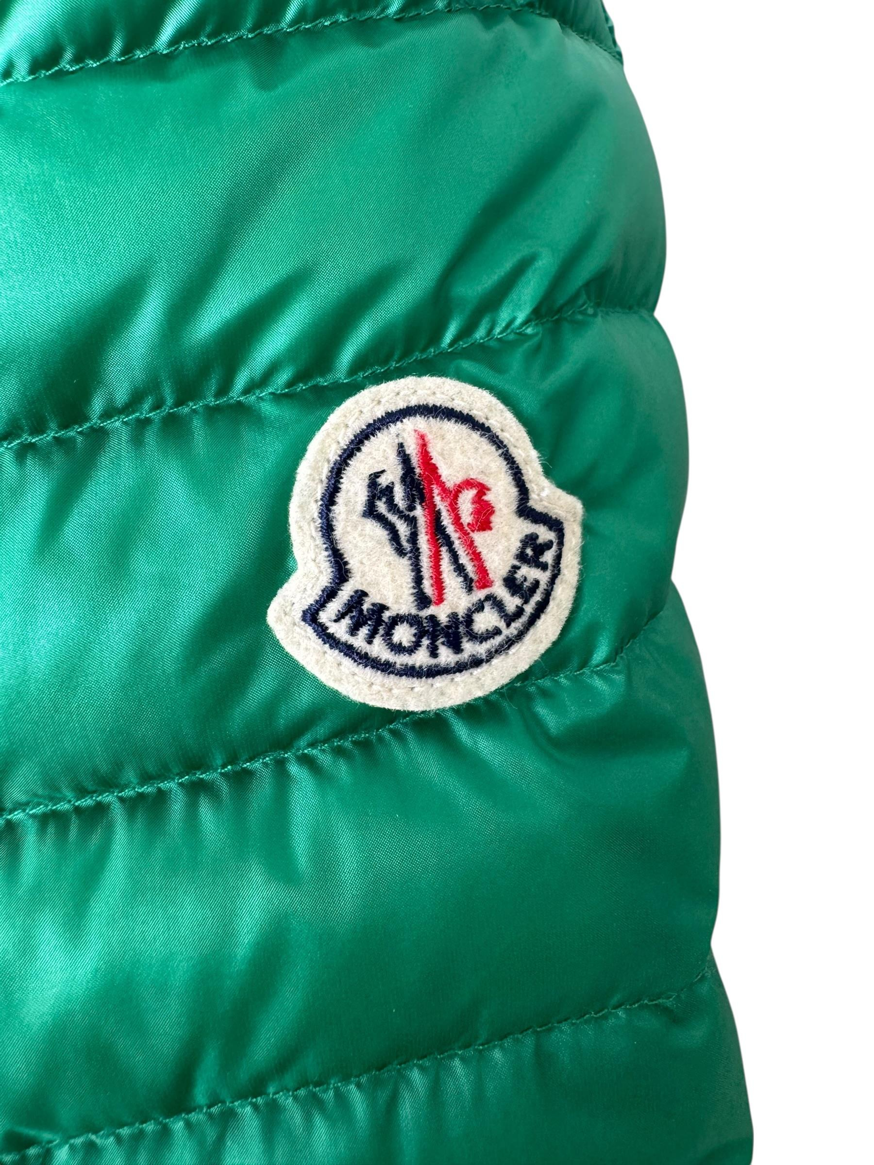 MONCLER GREEN AMEY GIUBBOTTO
