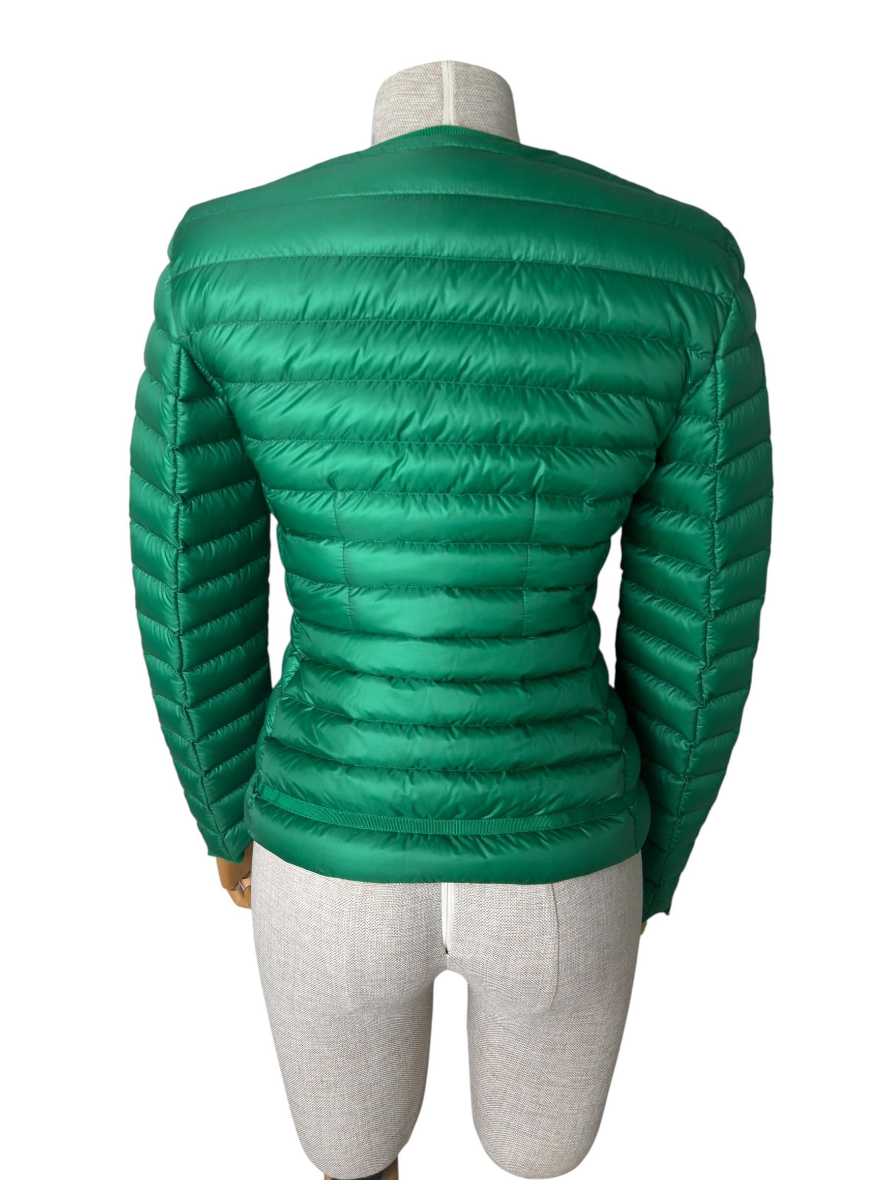 MONCLER GREEN AMEY GIUBBOTTO