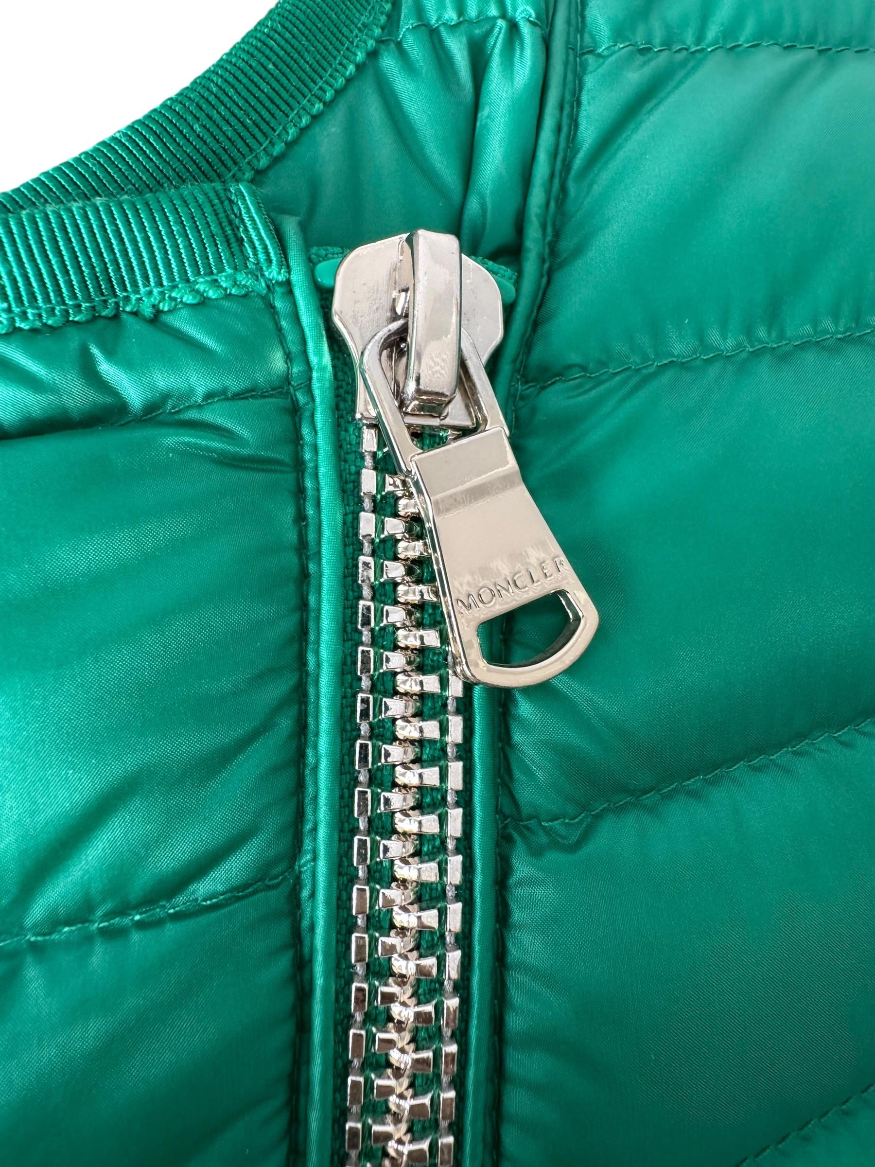 MONCLER GREEN AMEY GIUBBOTTO
