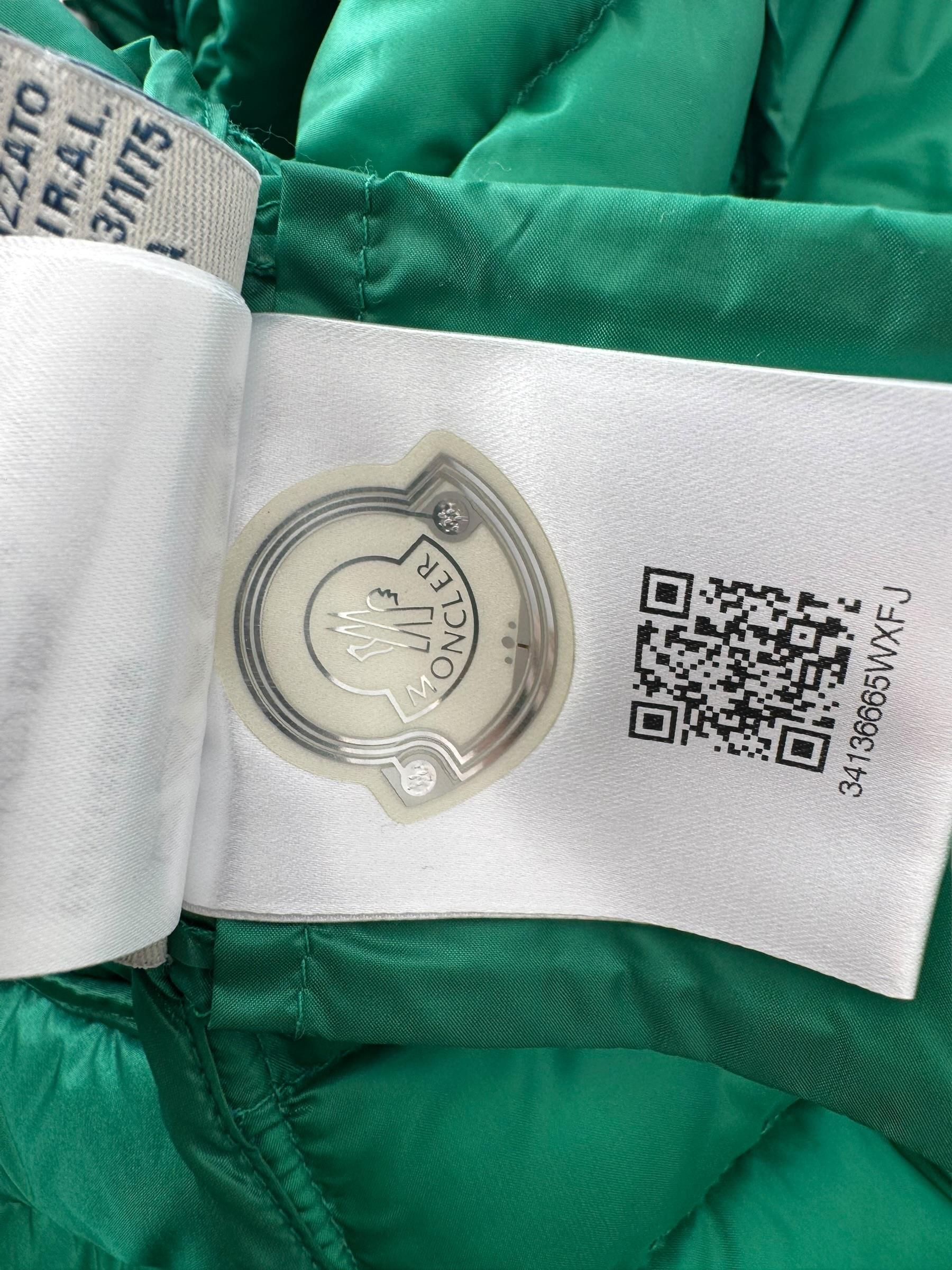MONCLER GREEN AMEY GIUBBOTTO