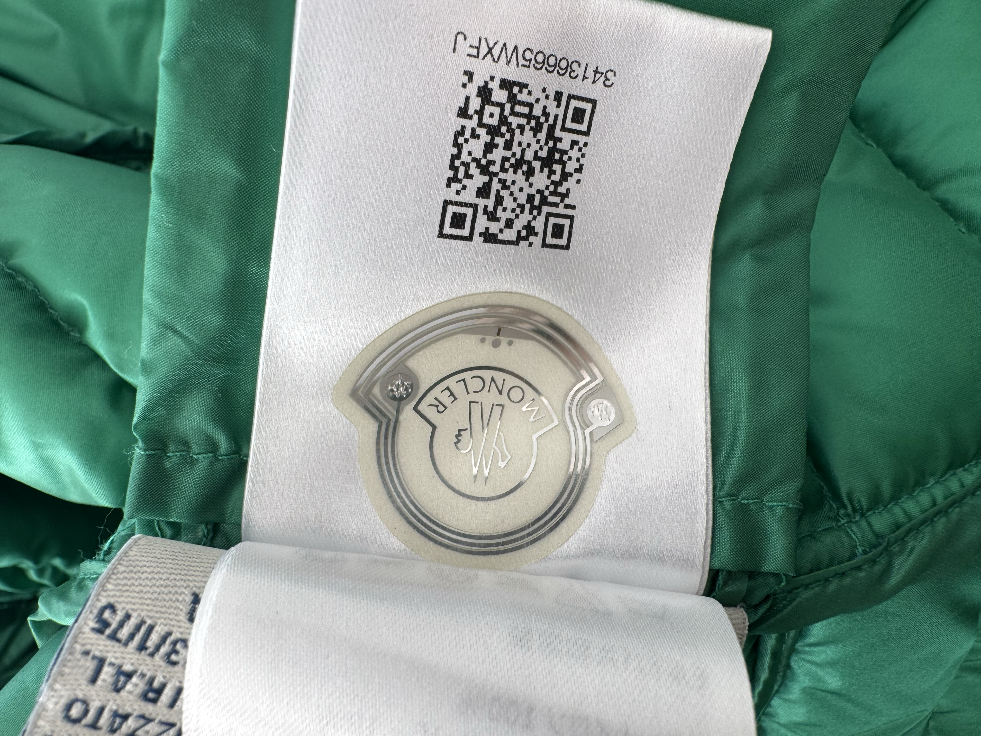 MONCLER GREEN AMEY GIUBBOTTO
