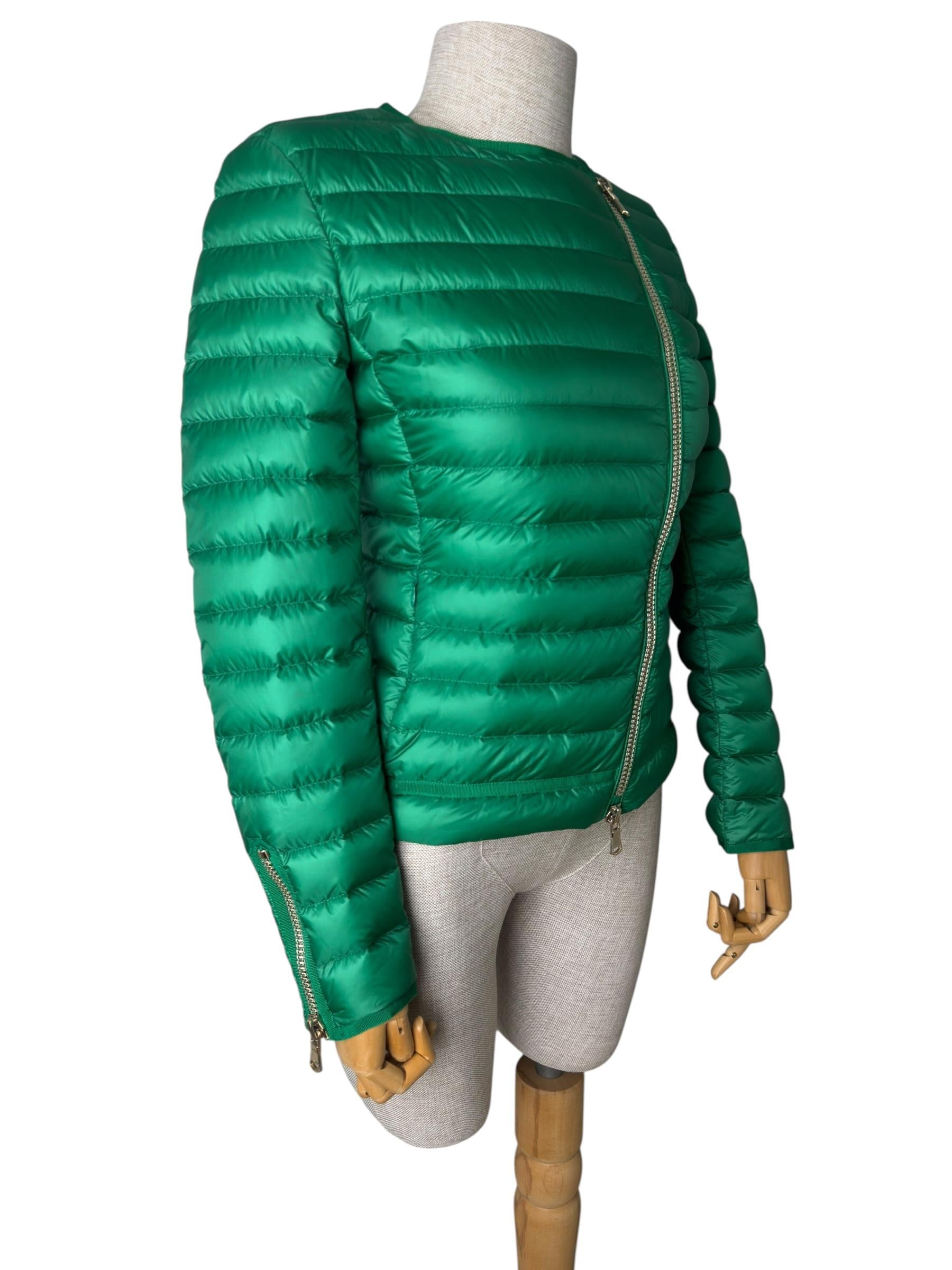 MONCLER GREEN AMEY GIUBBOTTO