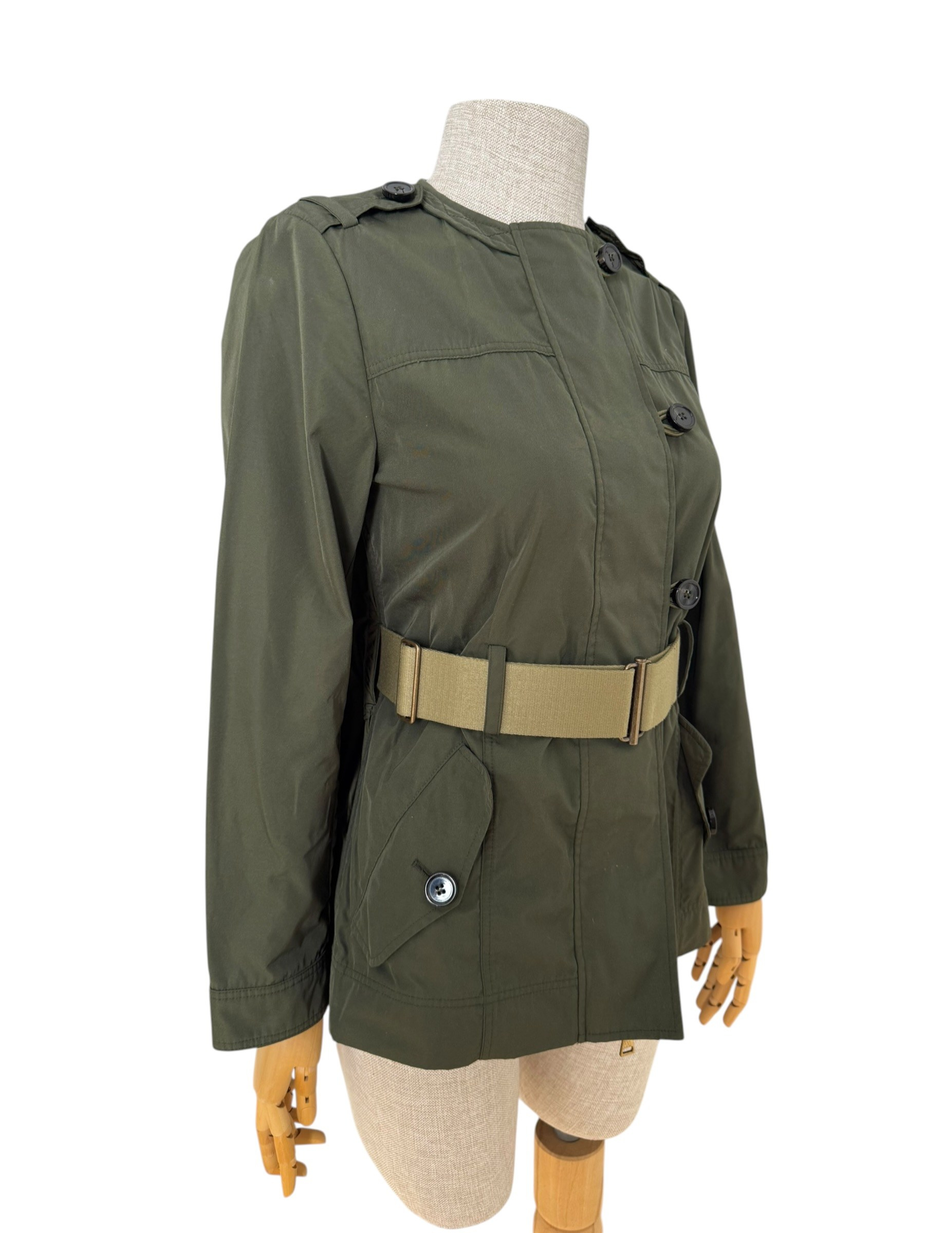 MONCLER KHAKI POMMIER GIUBBOTTO JACKET