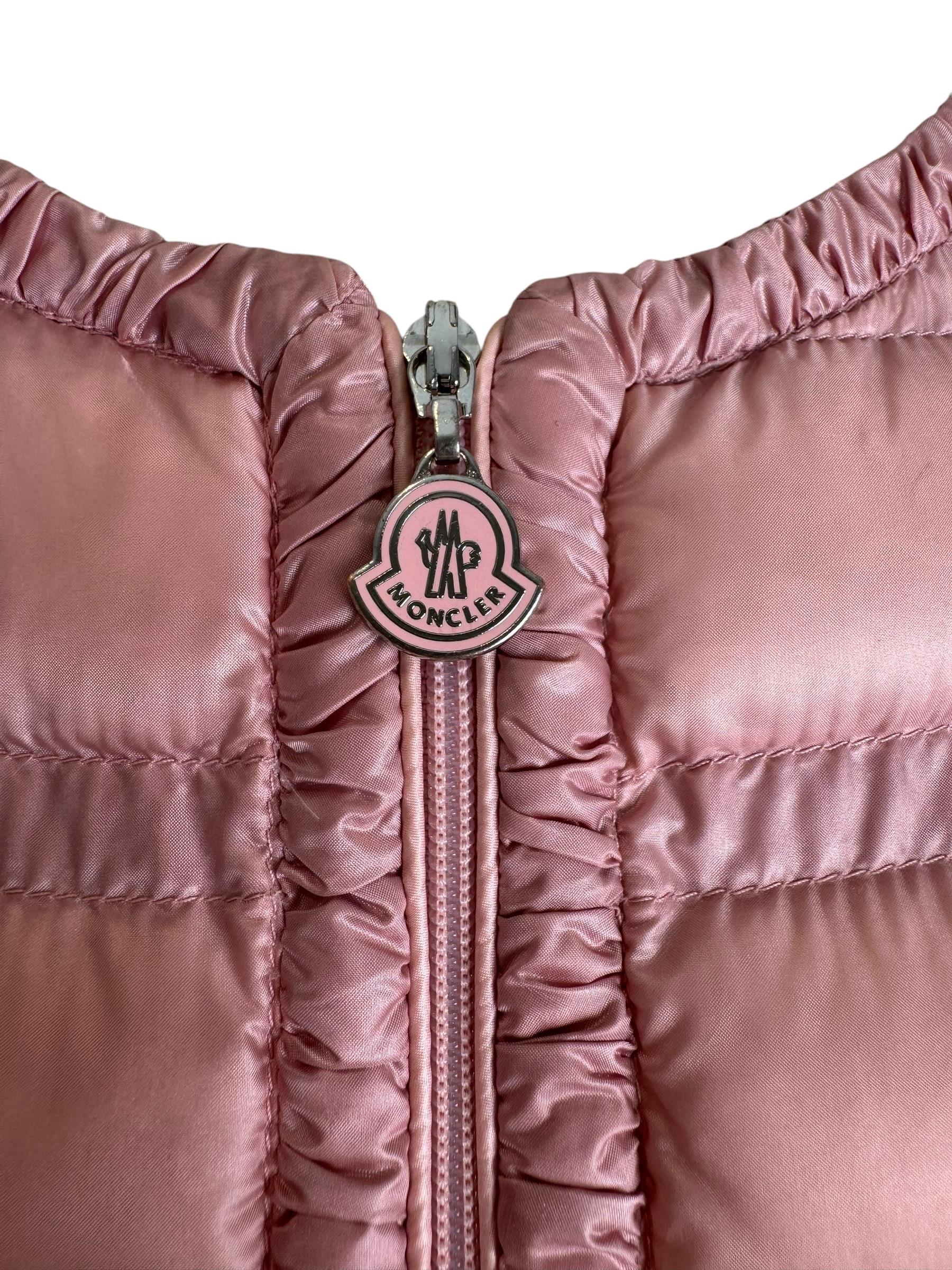 MONCLER PINK LISSY GIUBBOTTO PUFFER