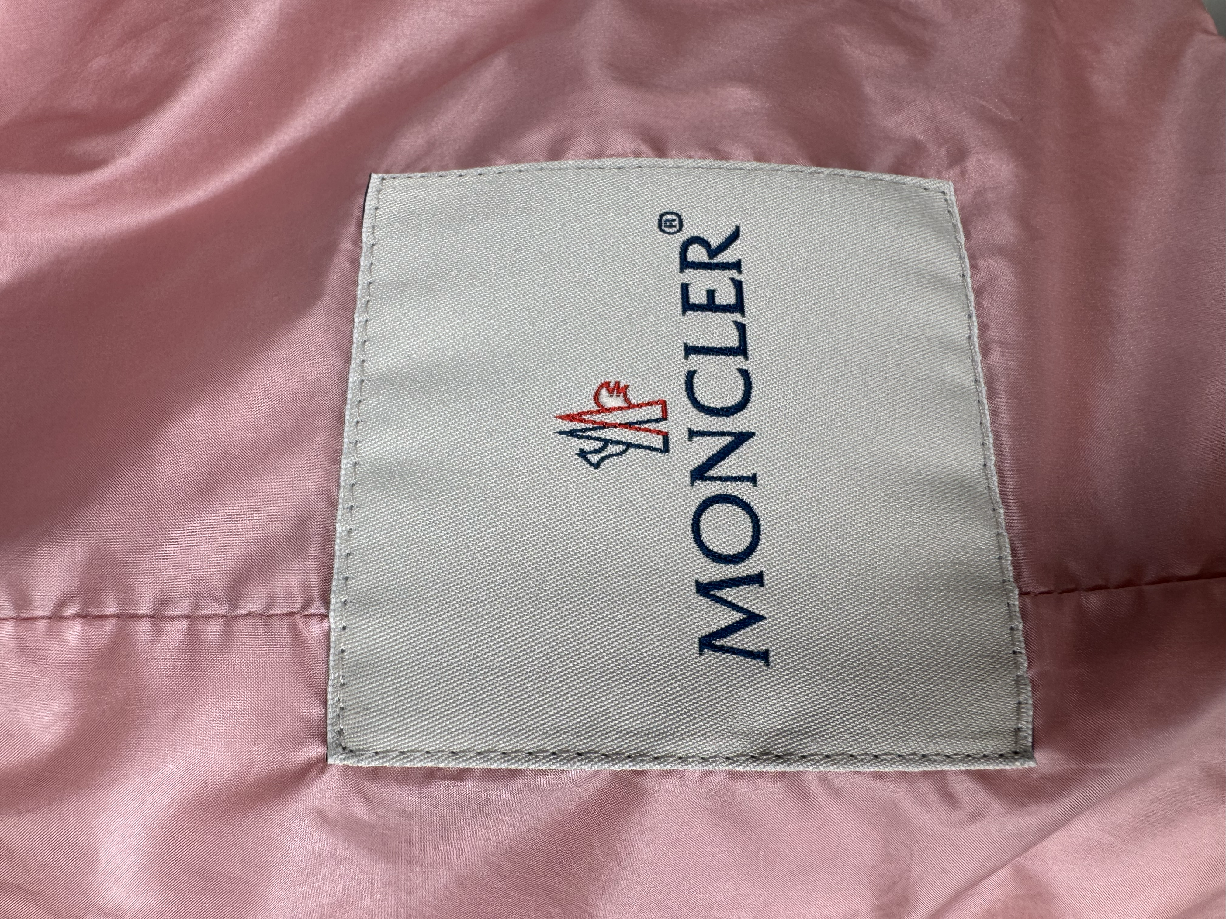 MONCLER PINK LISSY GIUBBOTTO PUFFER