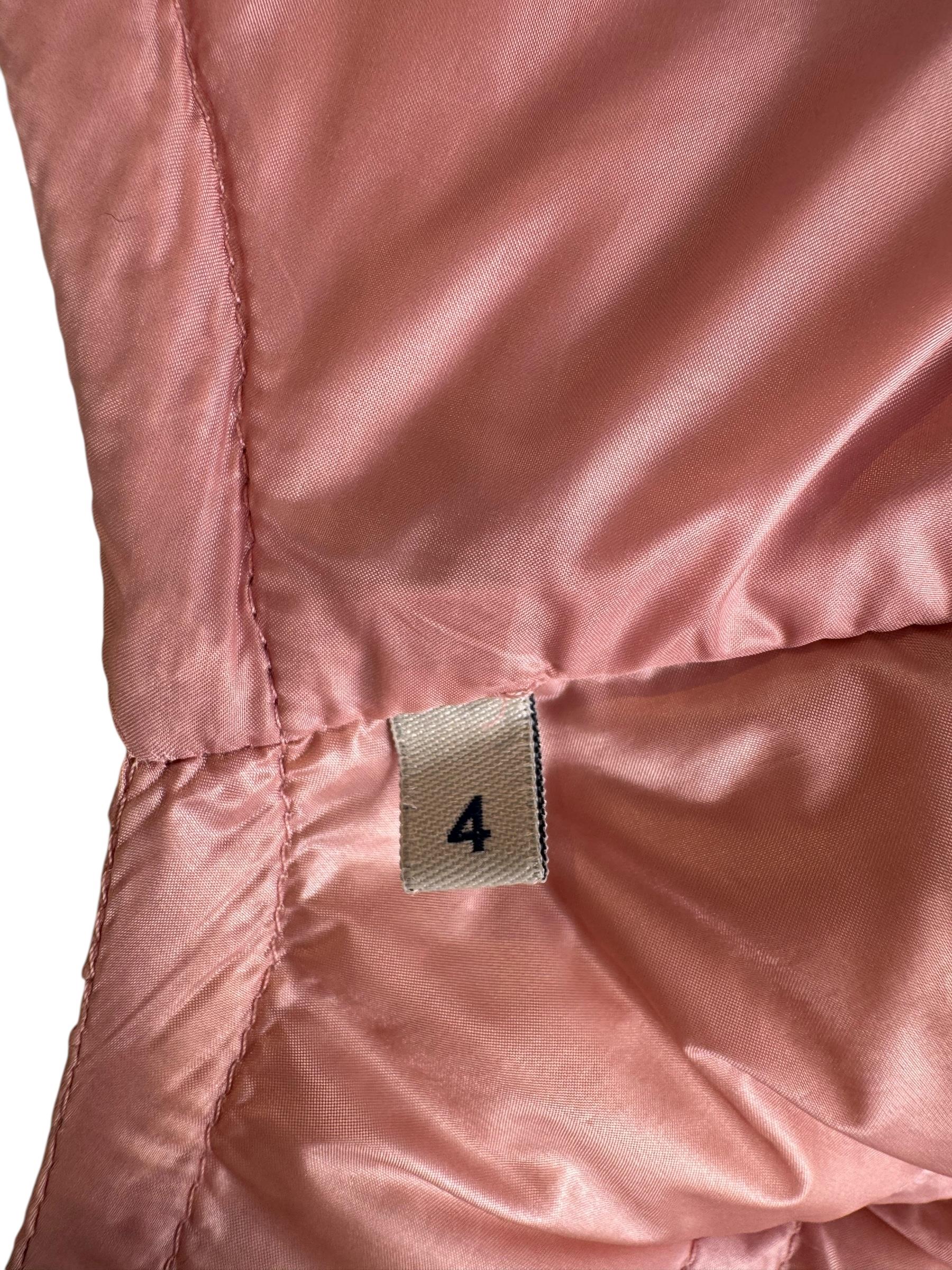 MONCLER PINK LISSY GIUBBOTTO PUFFER