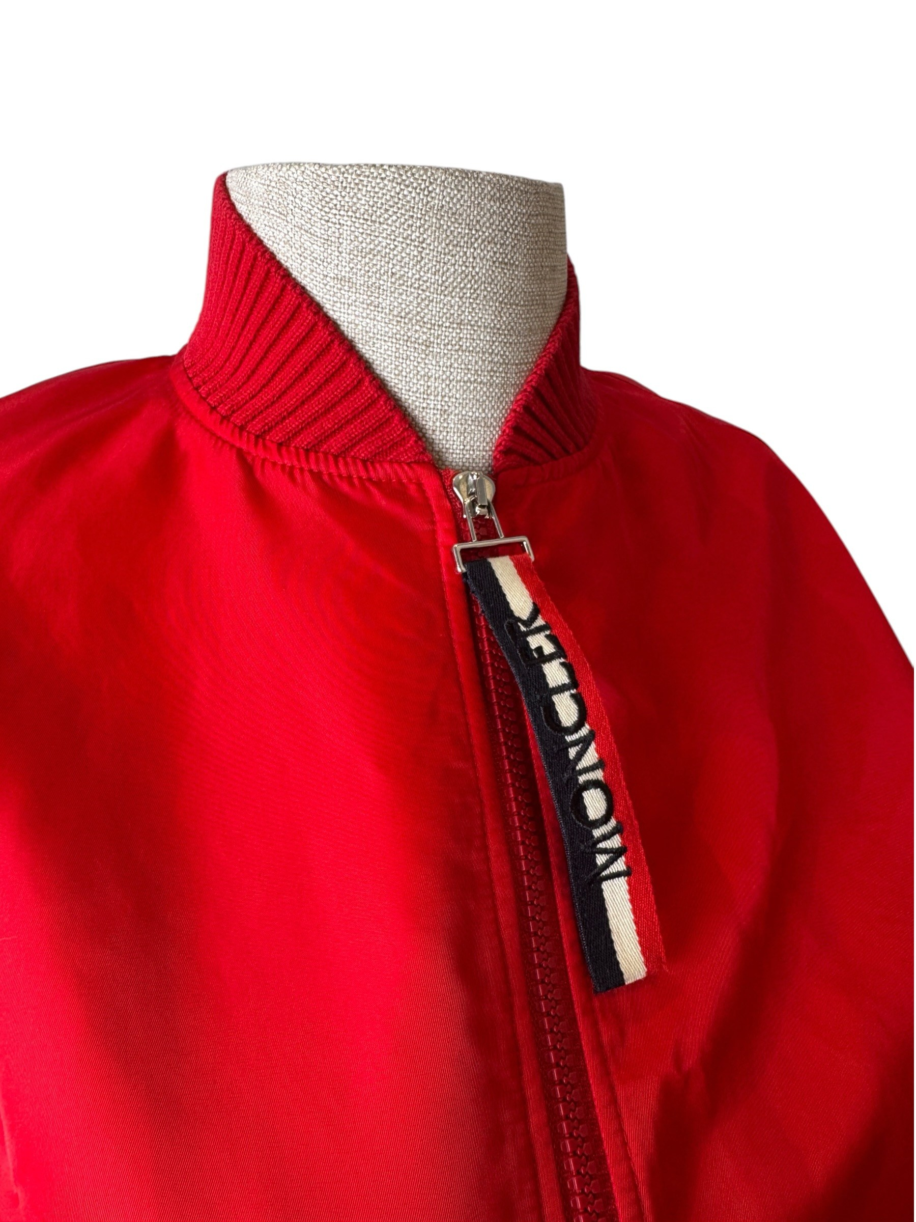 MONCLER RED ACTINOTE GIUBBOTTO PUFFER