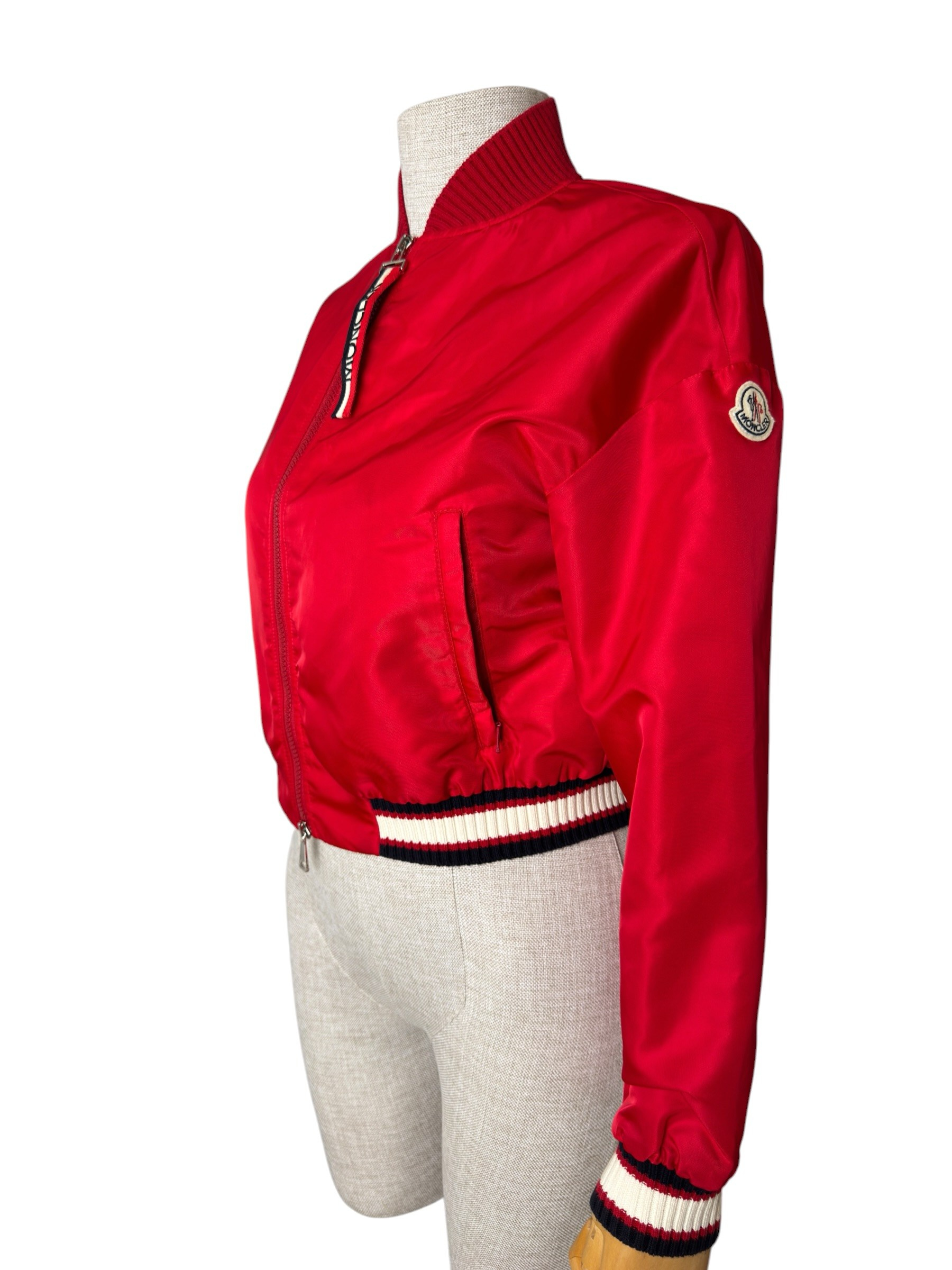 MONCLER RED ACTINOTE GIUBBOTTO PUFFER