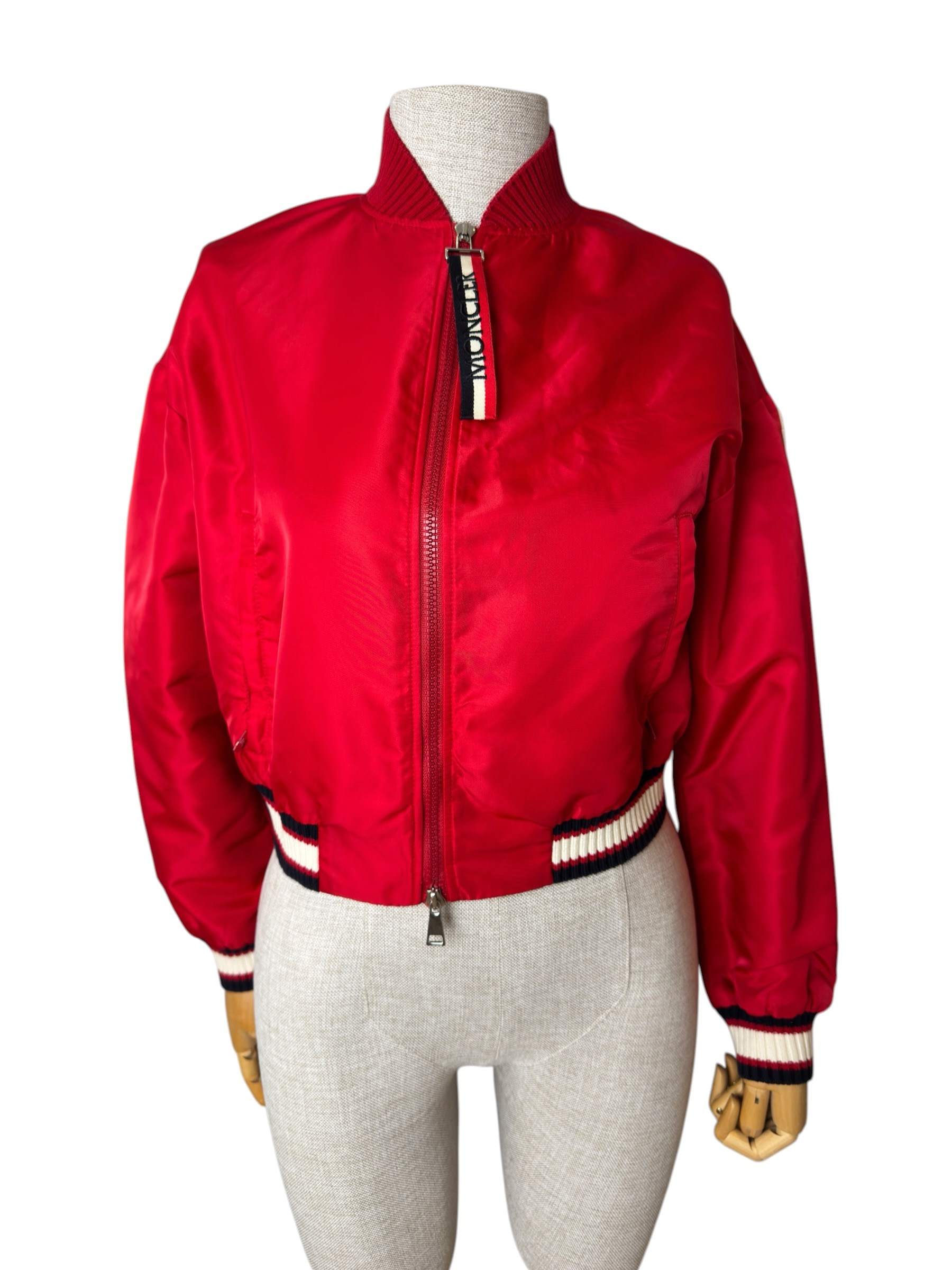 MONCLER RED ACTINOTE GIUBBOTTO PUFFER