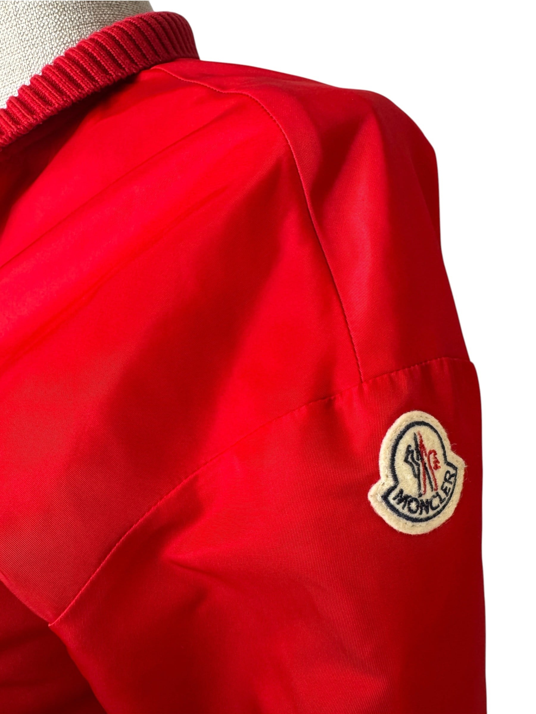 MONCLER RED ACTINOTE GIUBBOTTO PUFFER