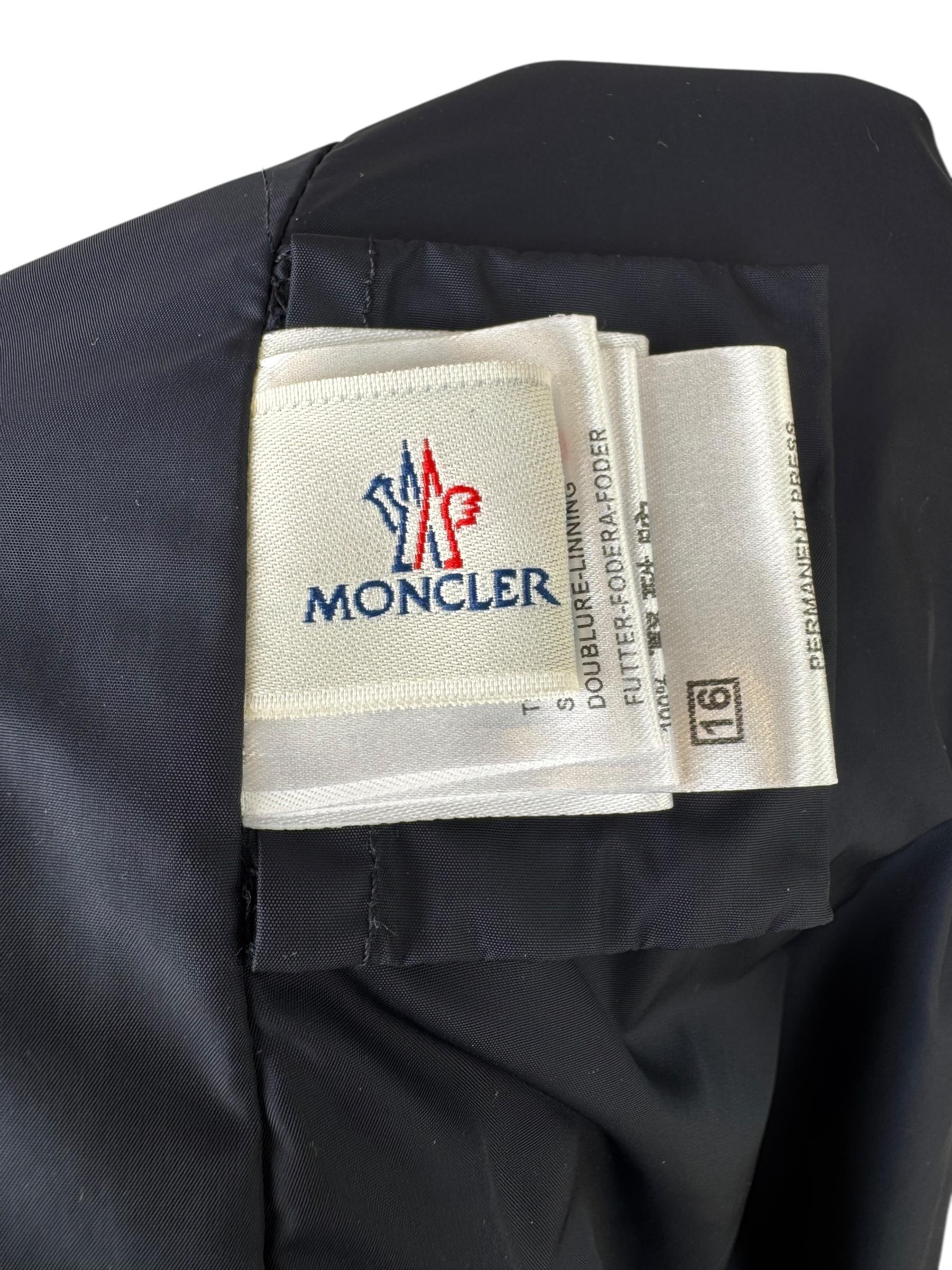 MONCLER STRIPE HOODED WIND BREAKER JACKET