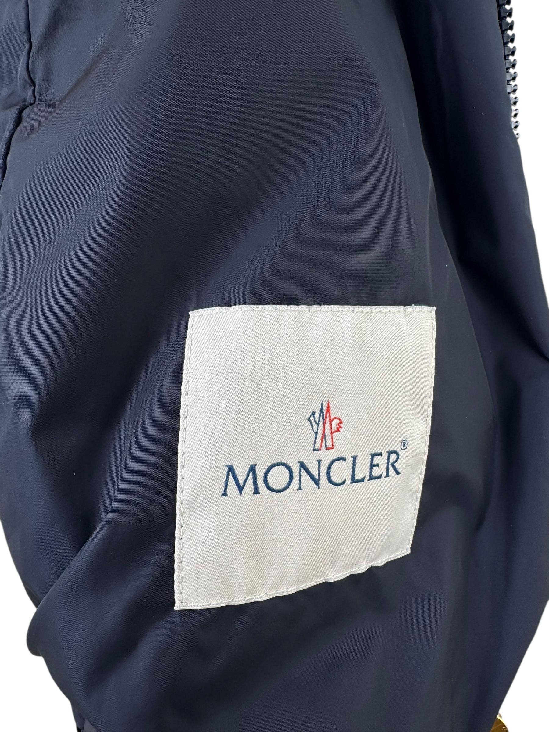 MONCLER STRIPE HOODED WIND BREAKER JACKET
