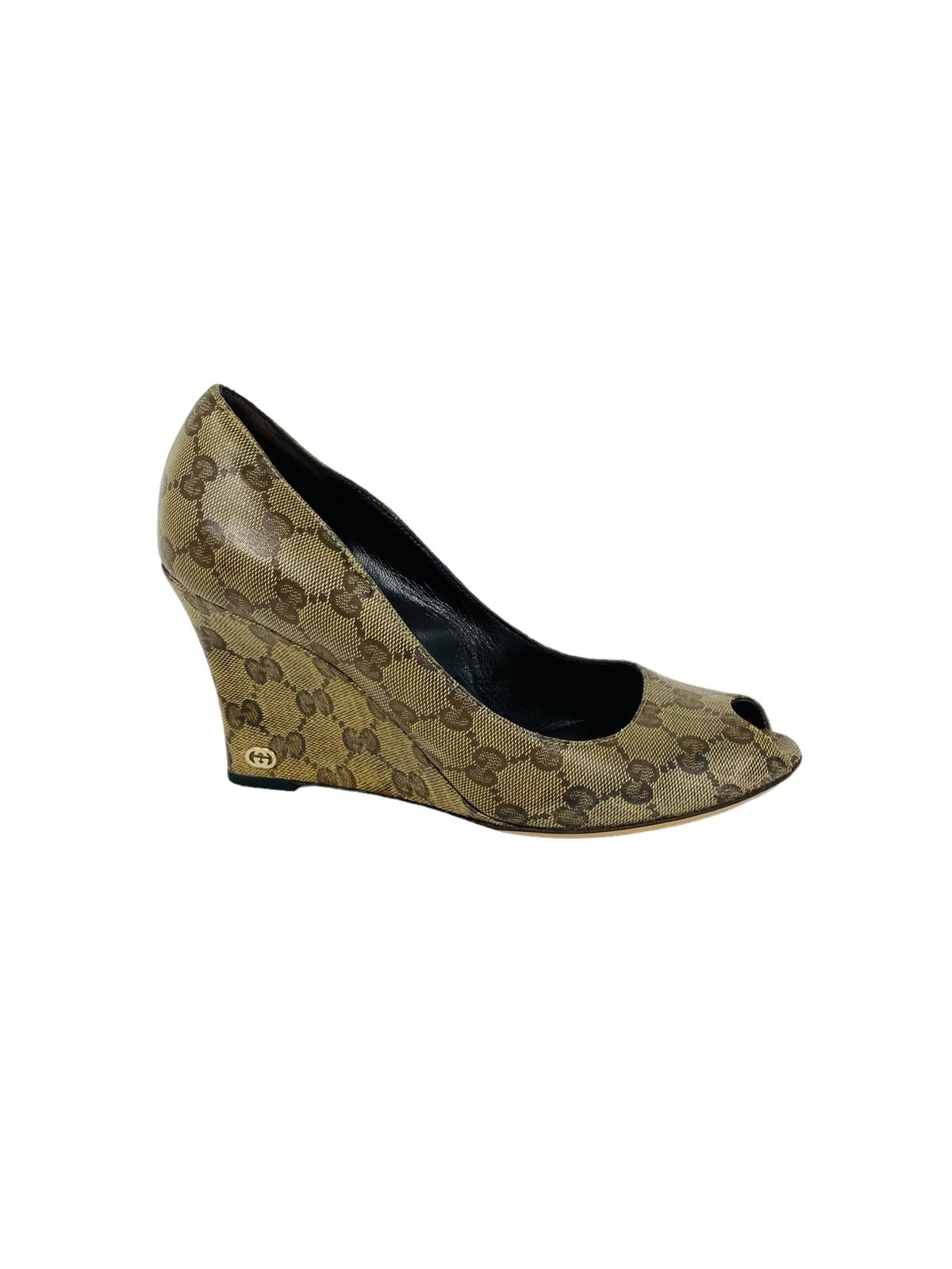 MONOGRAM EBONY SANDALS